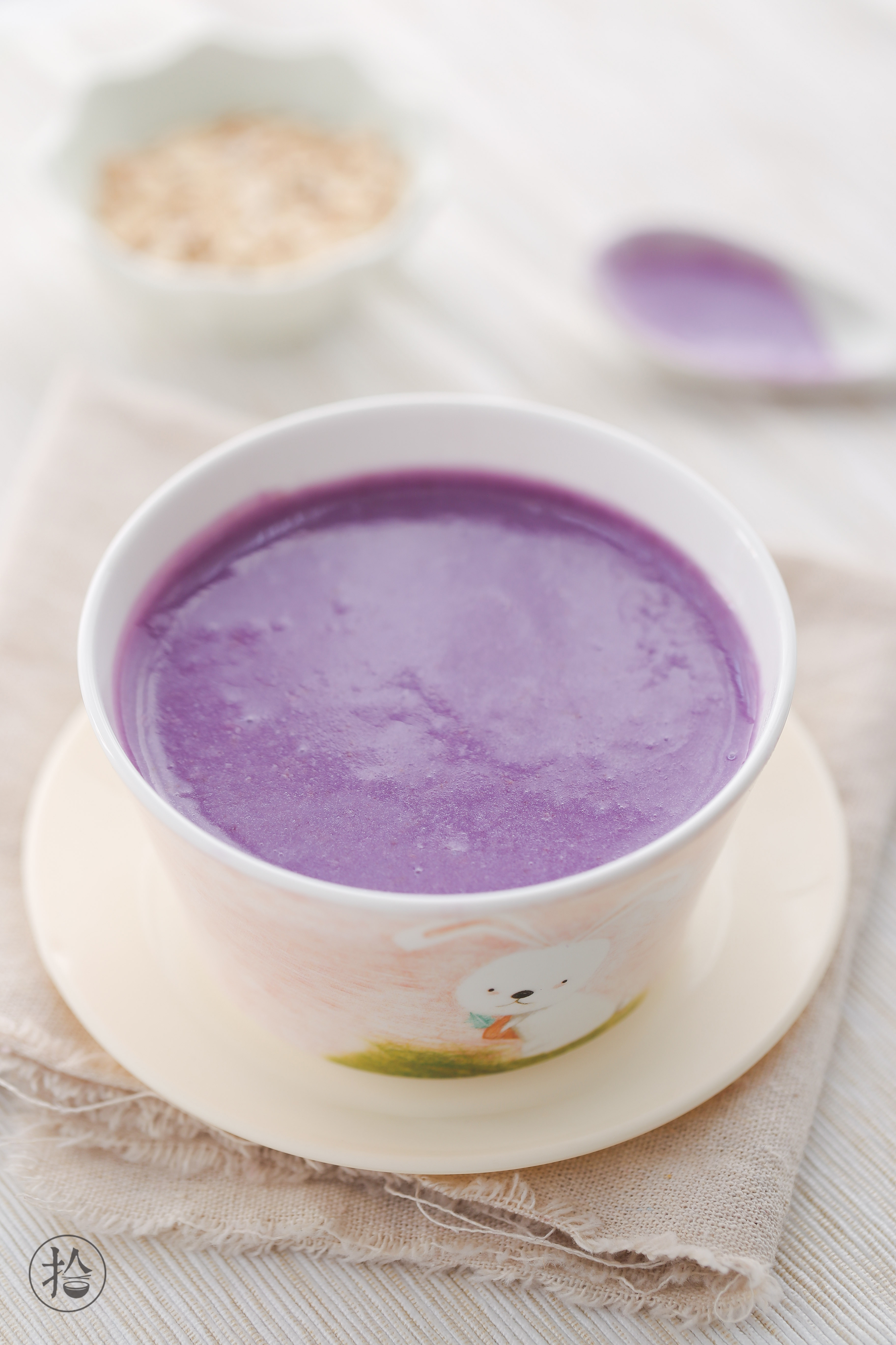 燕麥紫薯奶香米糊的做法 步骤6