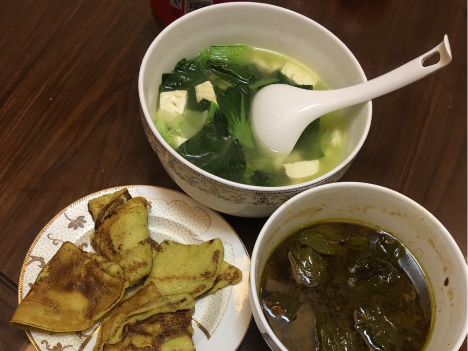 媽媽的青菜豆腐湯的做法 步骤3