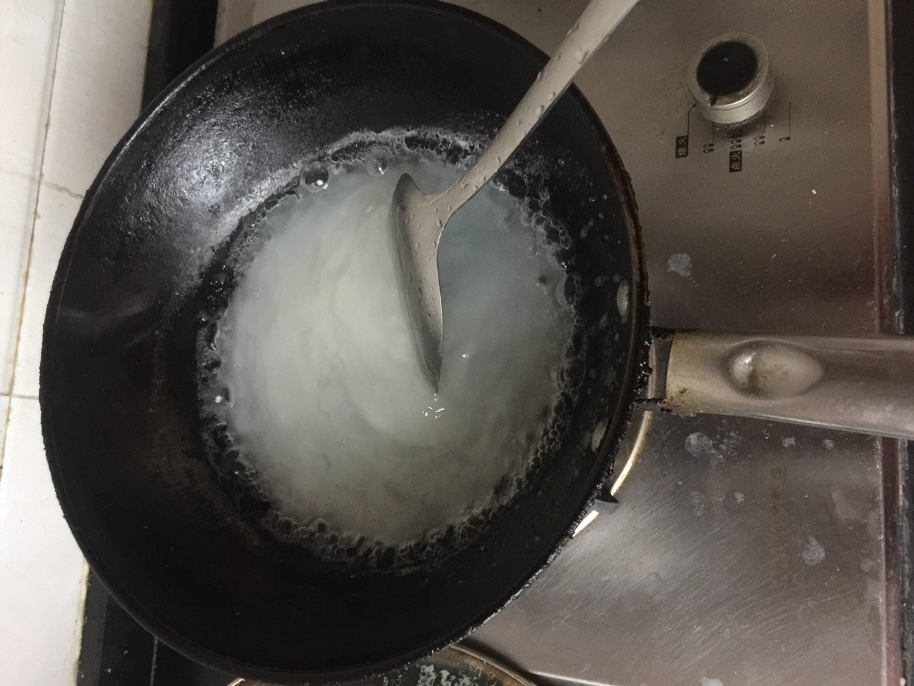 玉米澱粉做的長春（吉林）炒粉（煎粉）兒的做法 步骤2