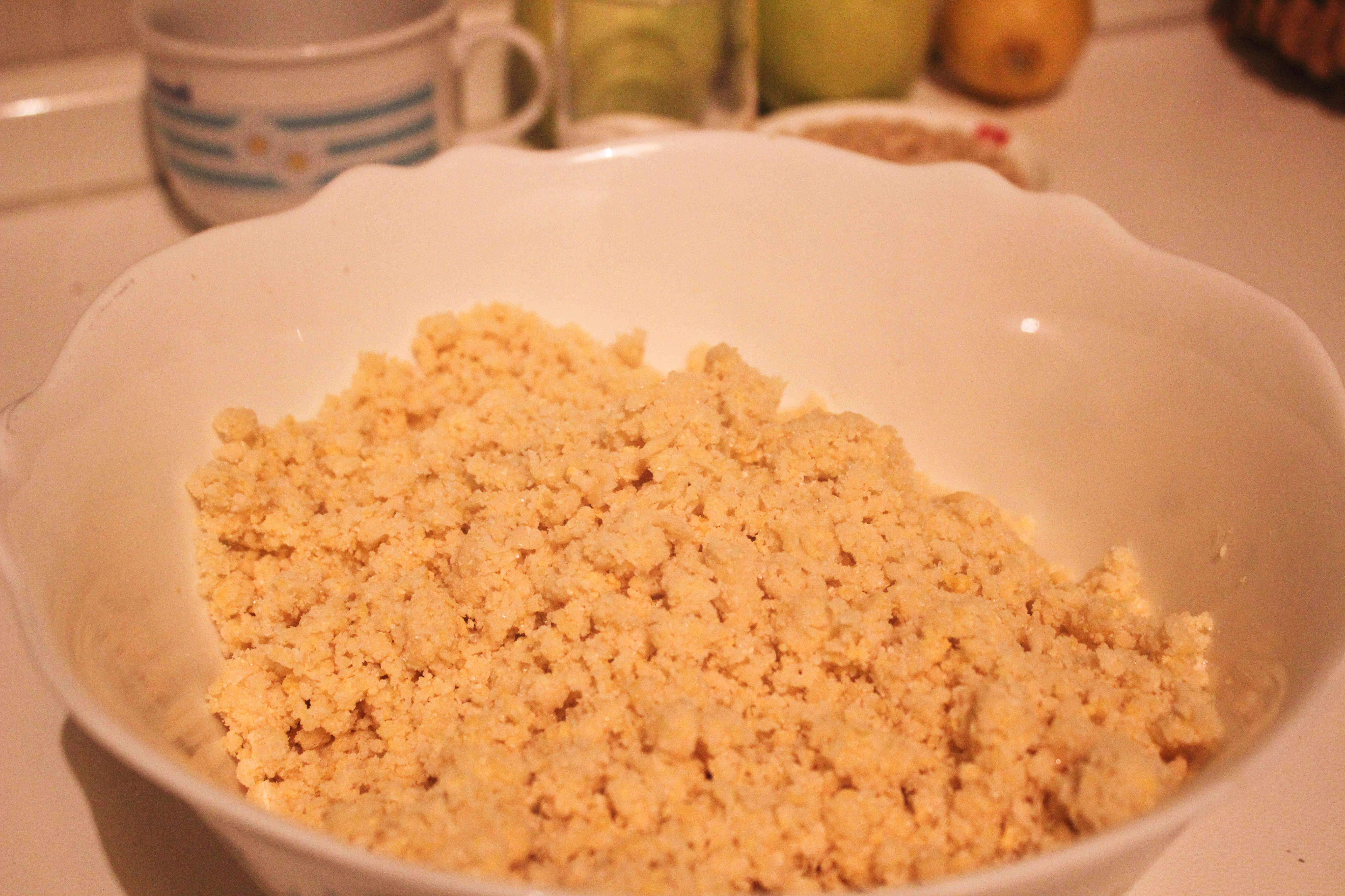 黃油粒蘋果派--Sbriciolata di mele--Apple crumble pie的做法 步骤3