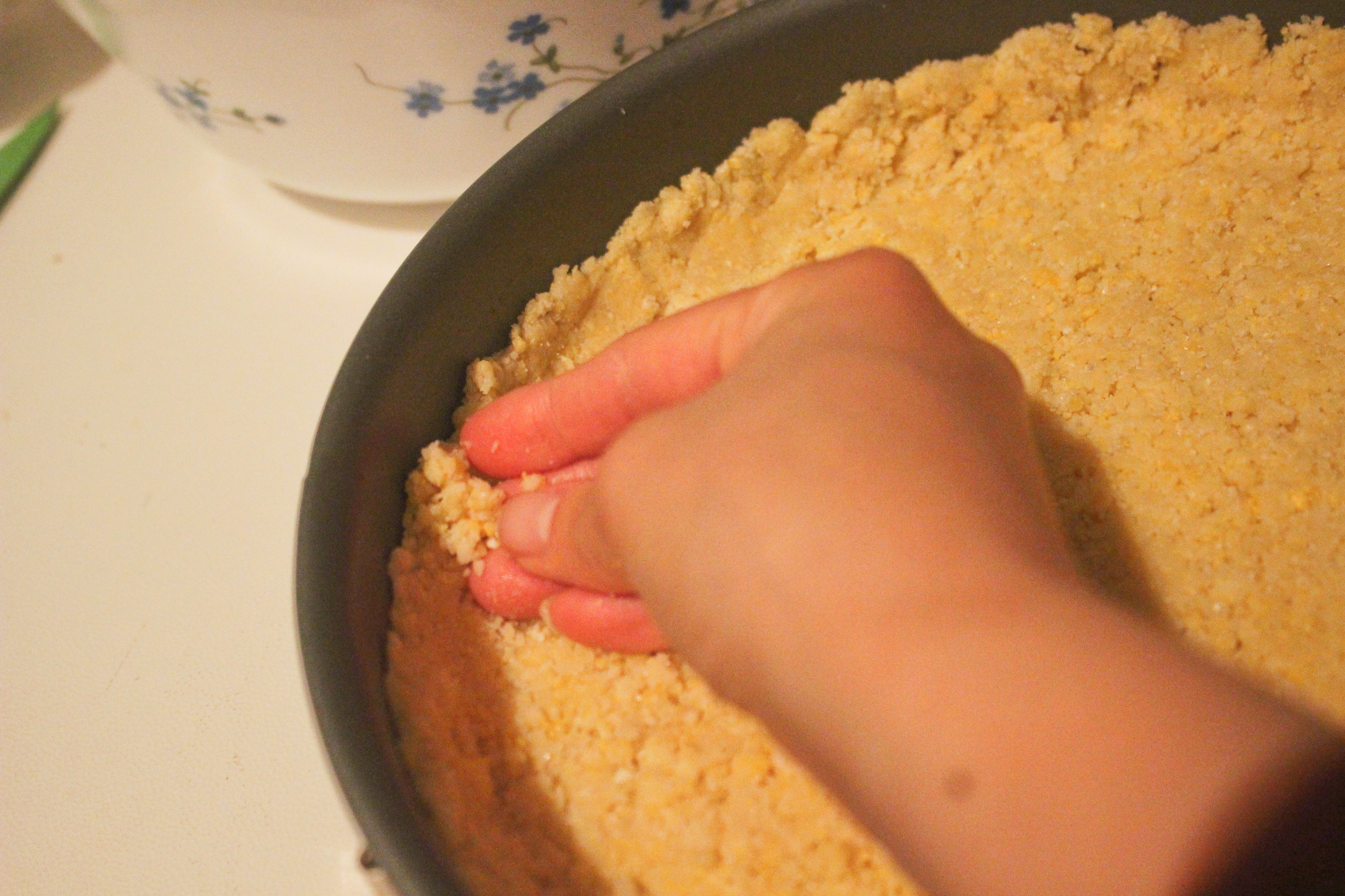 黃油粒蘋果派--Sbriciolata di mele--Apple crumble pie的做法 步骤8
