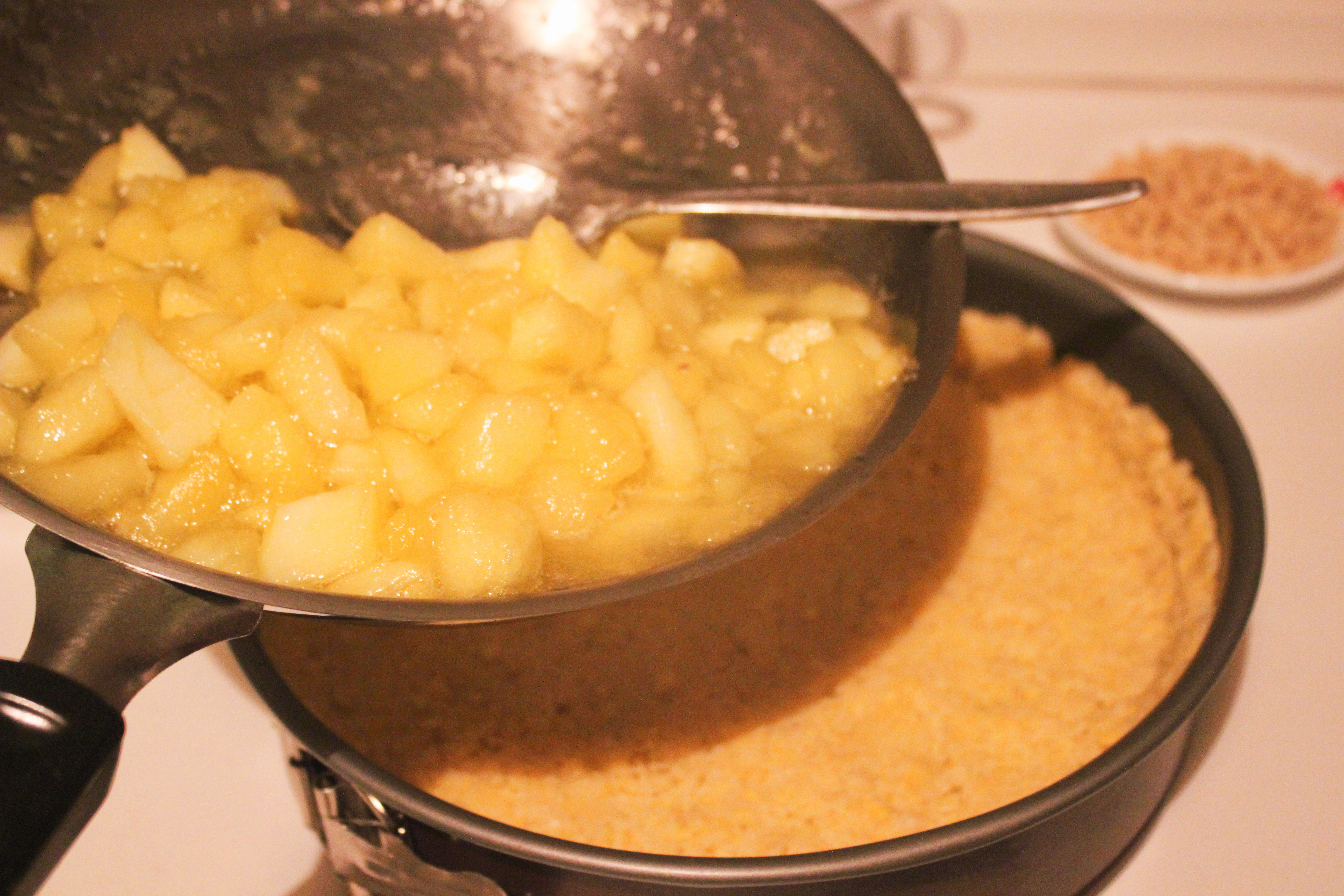 黃油粒蘋果派--Sbriciolata di mele--Apple crumble pie的做法 步骤9