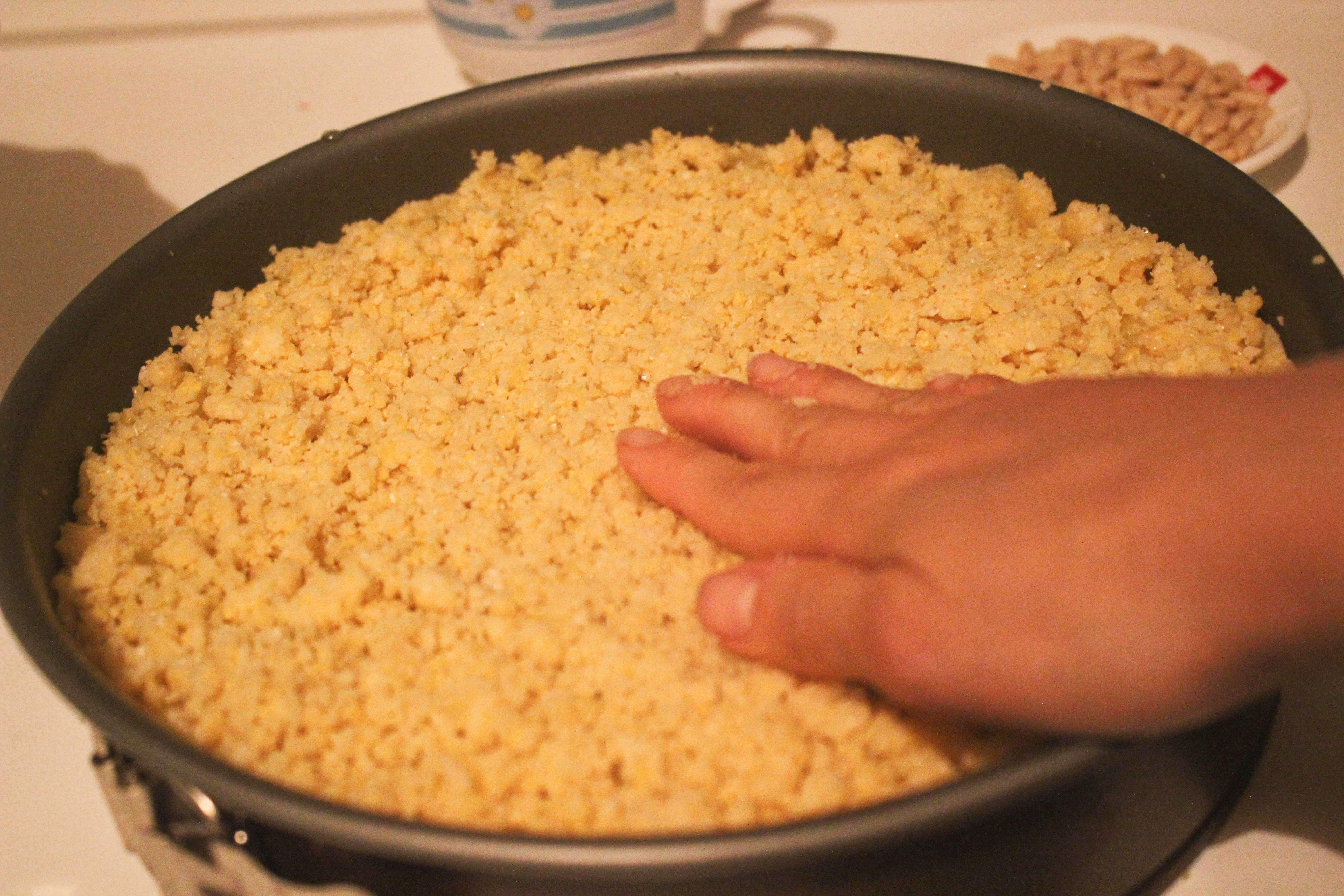 黃油粒蘋果派--Sbriciolata di mele--Apple crumble pie的做法 步骤11