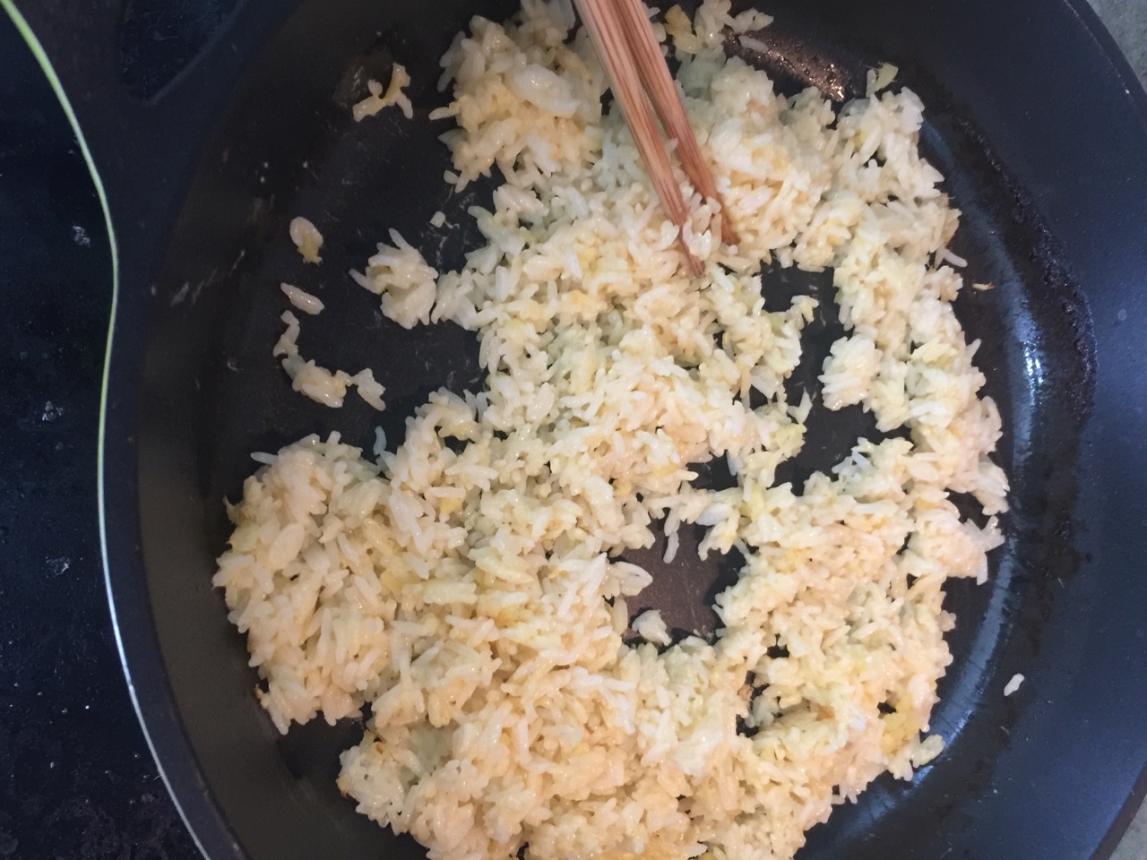 蠔油香菇姜米炒飯的做法 步骤10