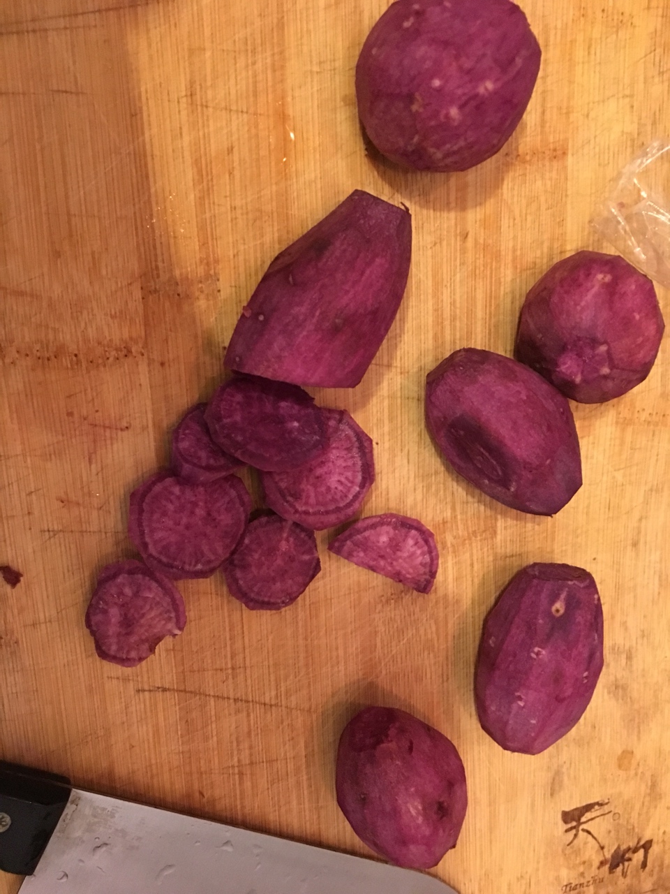 蜂蜜紫薯芋圓的做法 步骤1