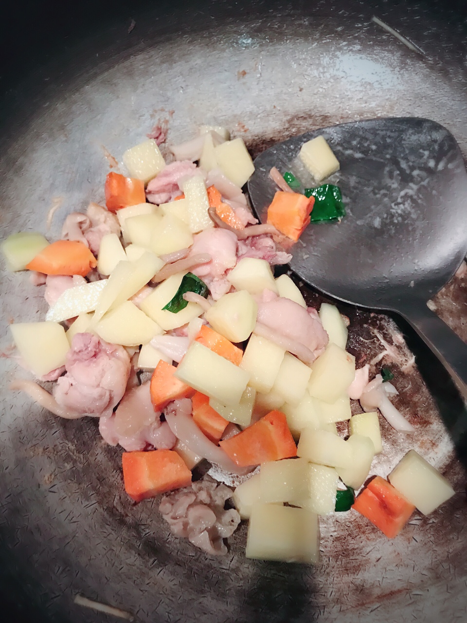 咖喱雞肉焗飯（超級拉絲）的做法 步骤1
