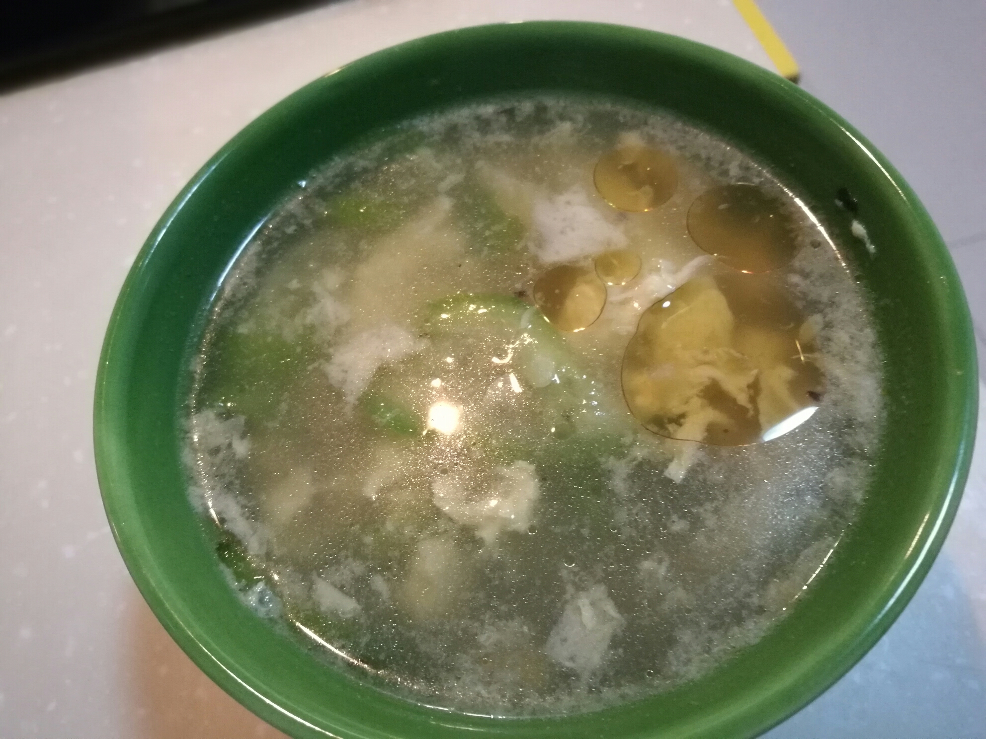 絲瓜蛋湯的做法 步骤3