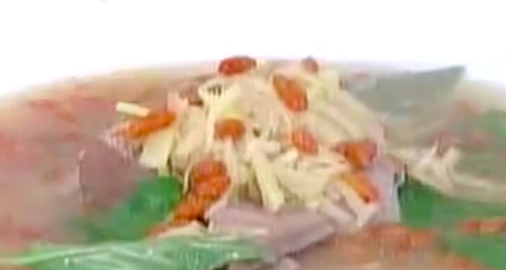 蛤蜊絲瓜面線&麻油豬肝湯的做法 步骤9
