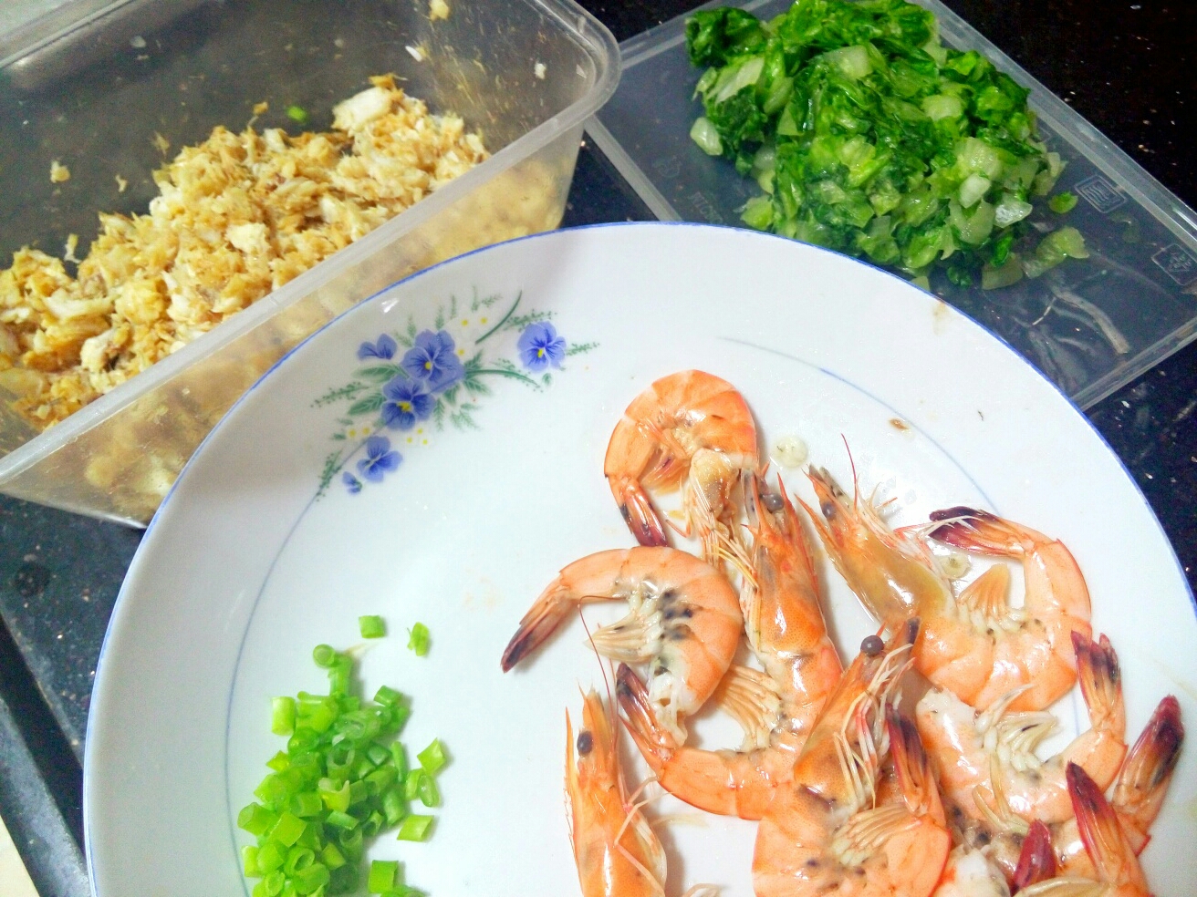 海鮮生菜粥(解決剩菜方案)的做法 步骤4