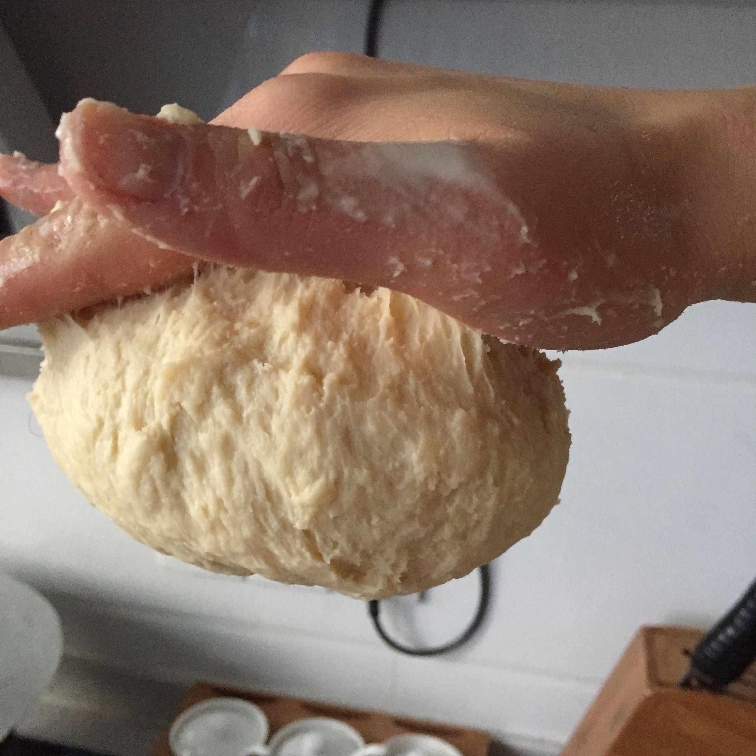 萬用面包方（手揉手套膜）的做法 步骤1