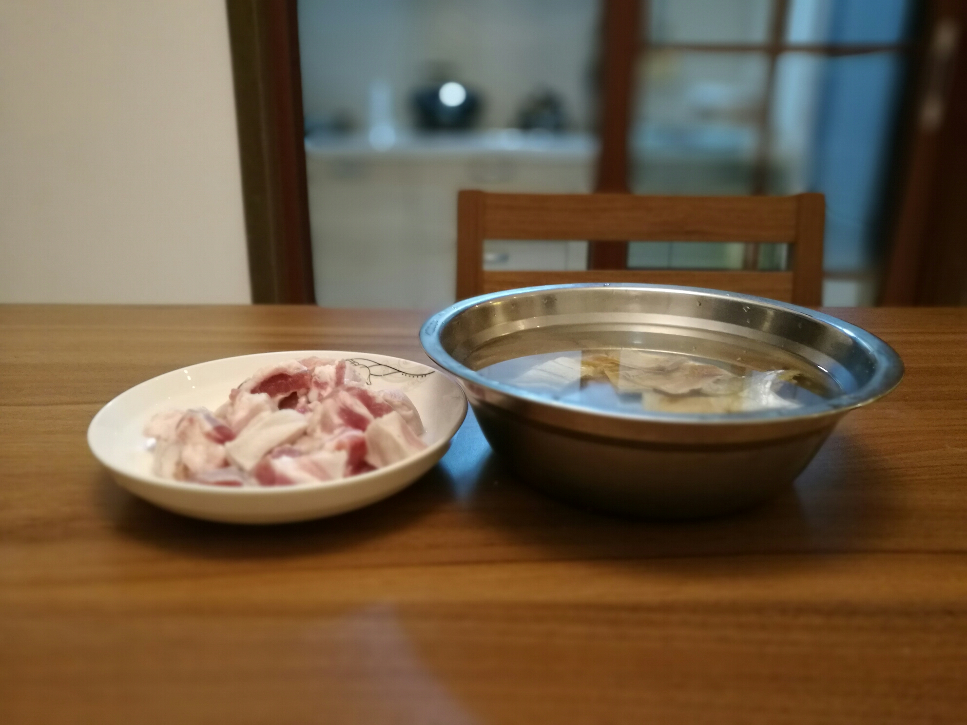 咸魚燒肉的做法 步骤1