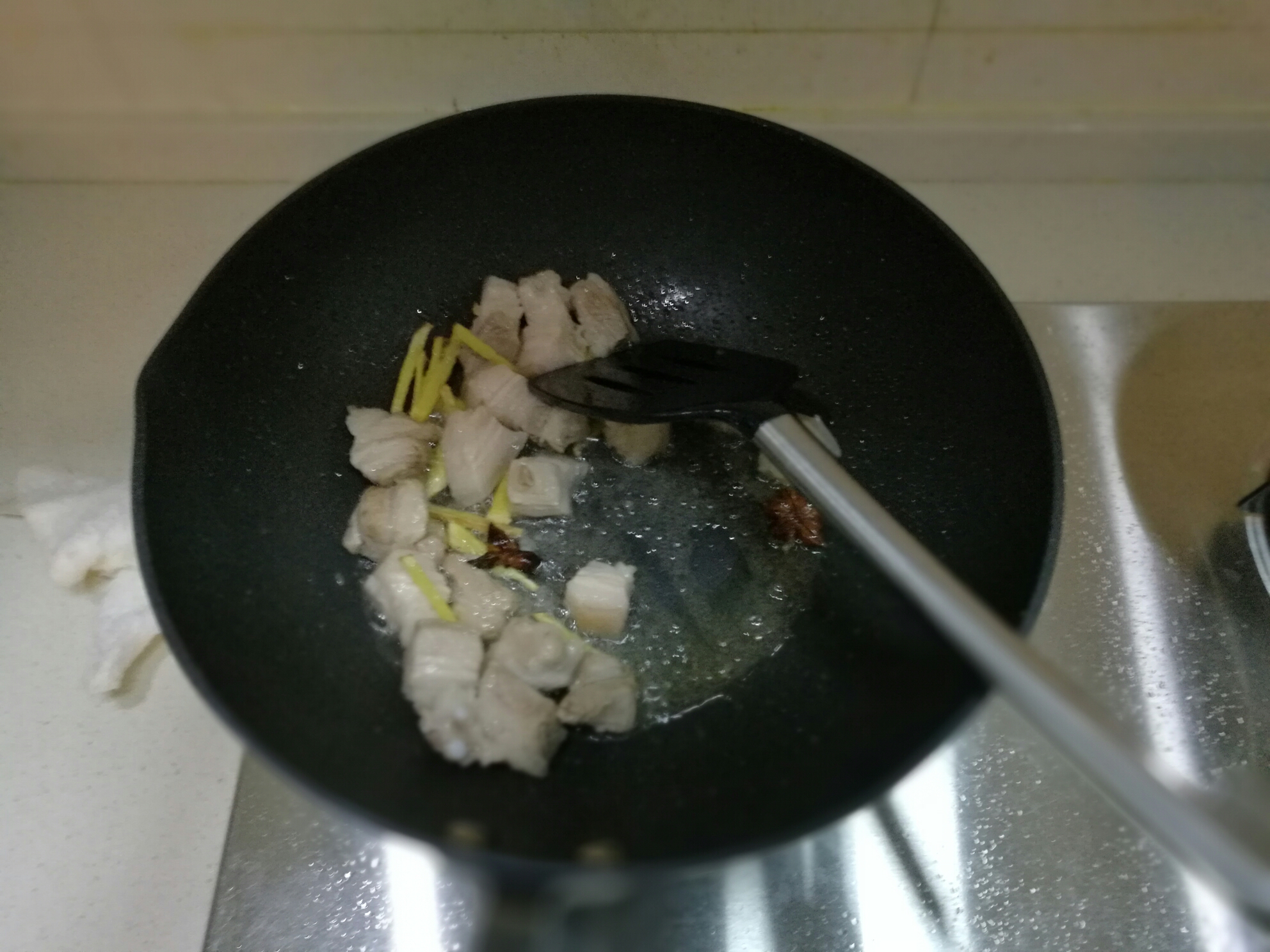 咸魚燒肉的做法 步骤5
