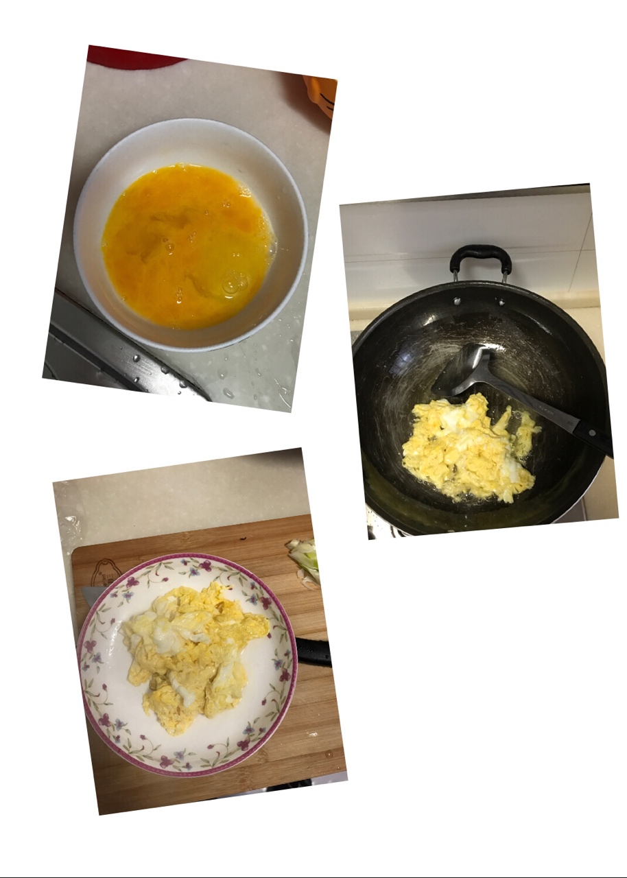 家常黑木耳雞蛋炒萵苣的做法 步骤2