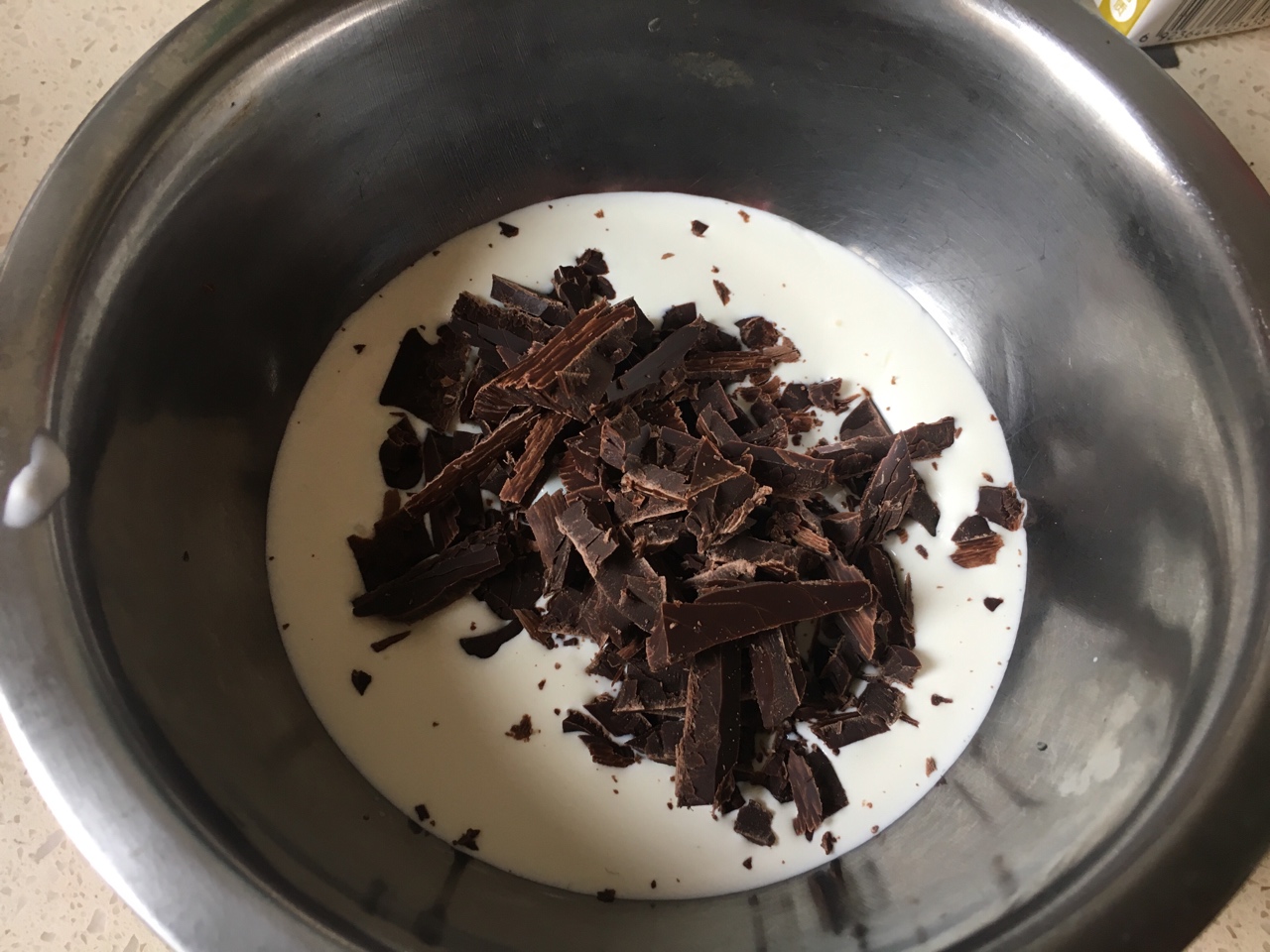 豌豆黃夾心巧克力慕斯的做法 步骤13