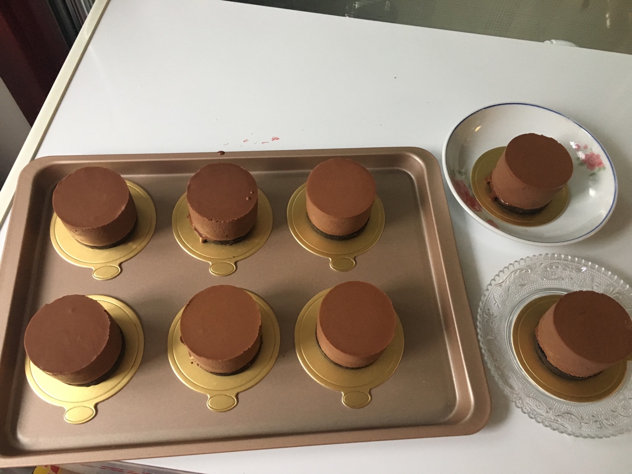 豌豆黃夾心巧克力慕斯的做法 步骤21