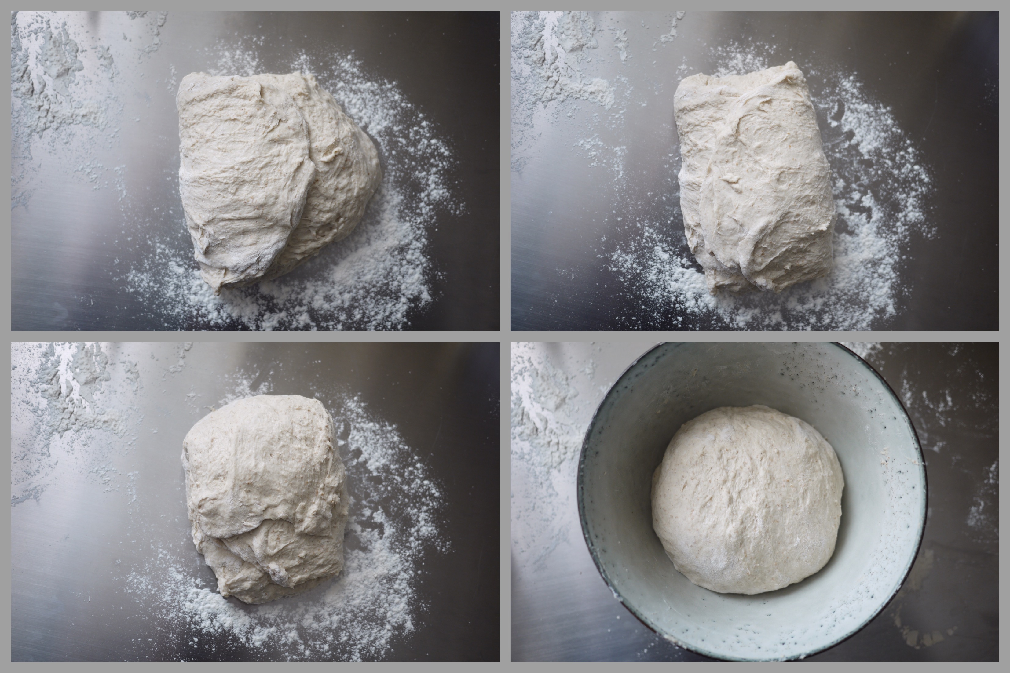 全麥山核桃橄欖歐包-Staub琺瑯鑄鐵鍋的做法 步骤4