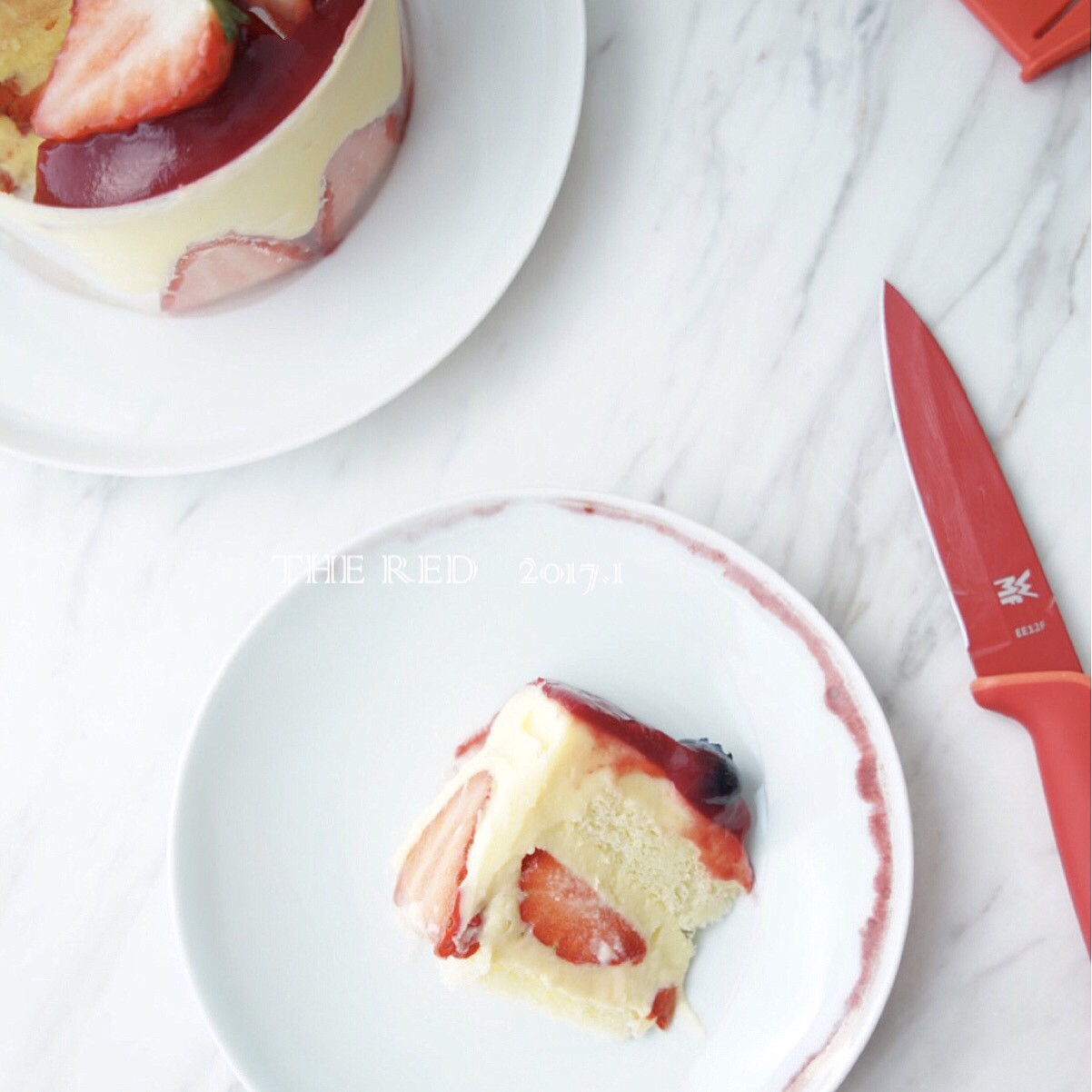 法式草莓蛋糕fraisier【廚studio 】課後作業帖的做法 步骤3