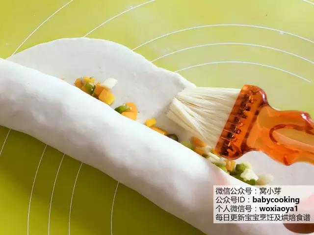 寶寶輔食︰滿當當餡料的蔬菜花卷的做法 步骤10