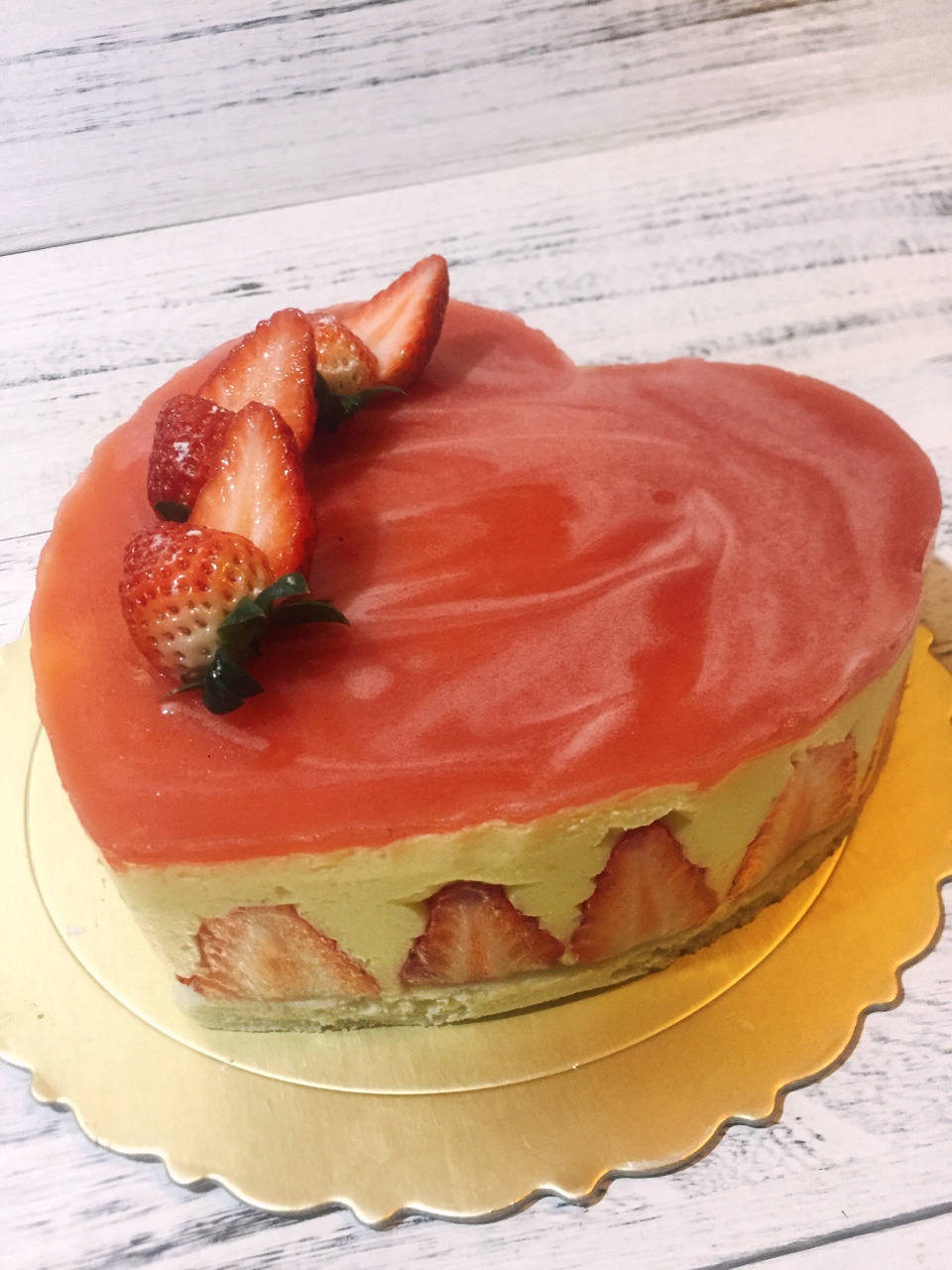 法式草莓蛋糕的做法 步骤14