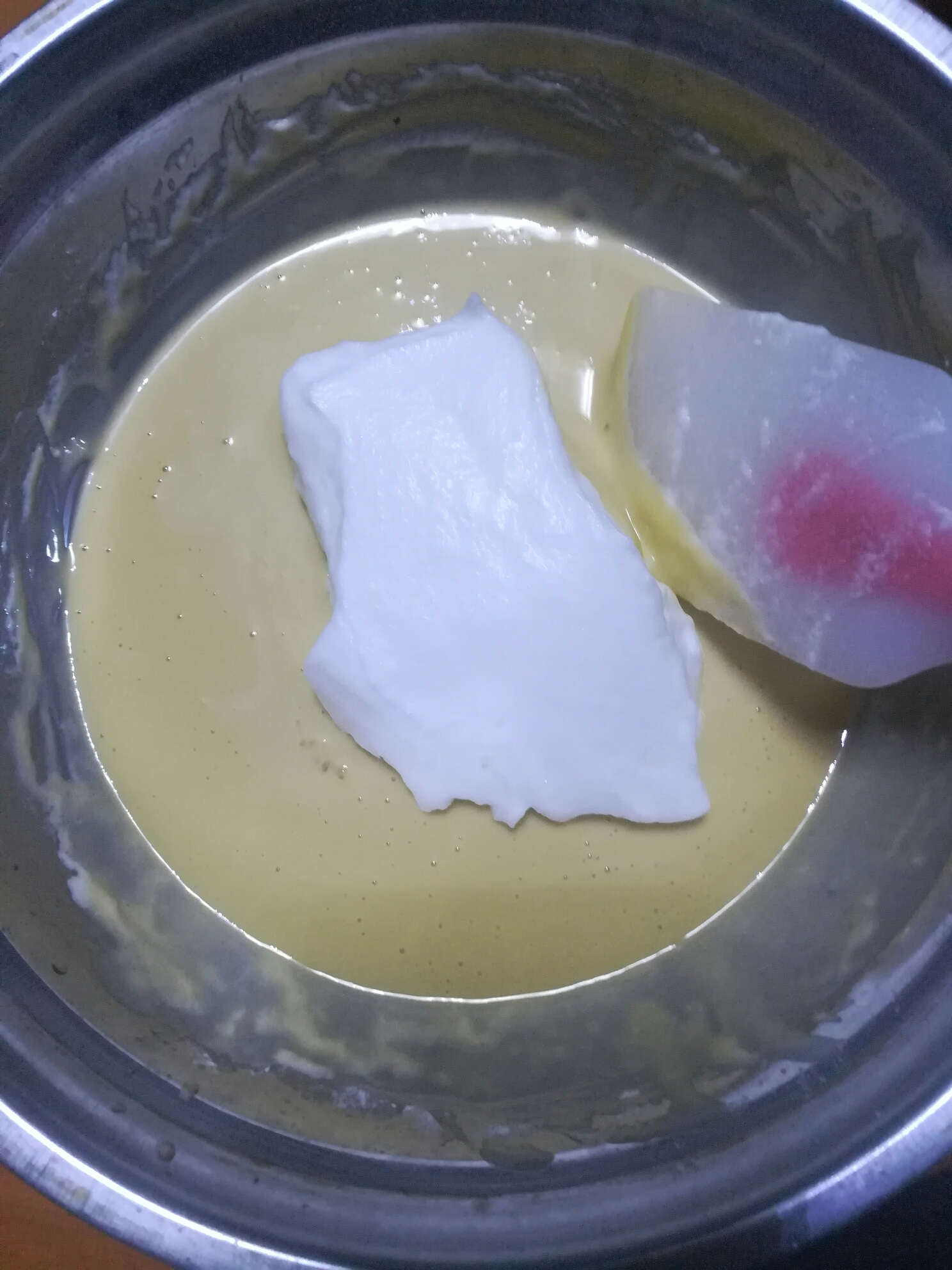 甜葉菊無糖戚風蛋糕6寸的做法 步骤8