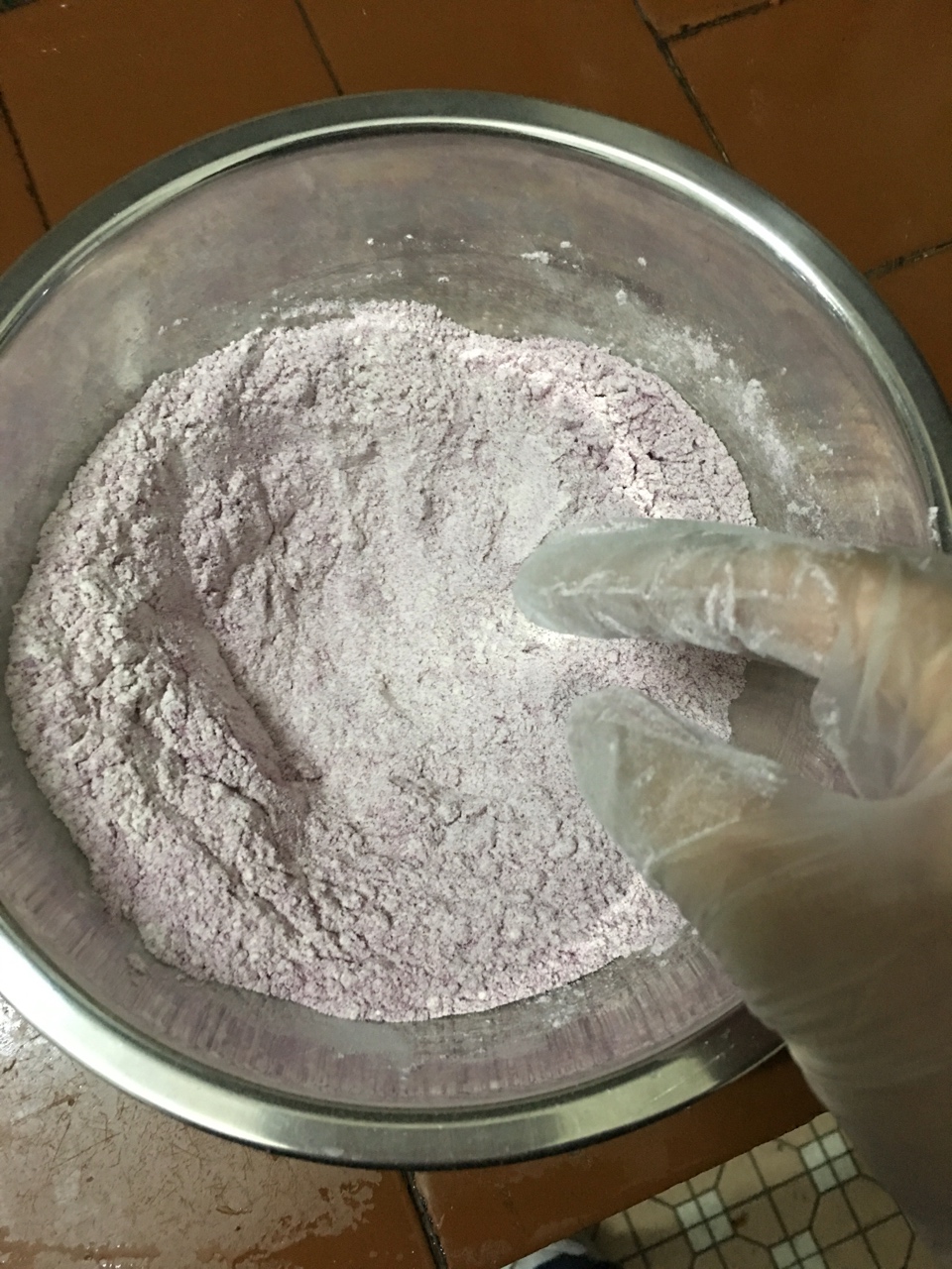 紫薯饅頭/包的做法 步骤1