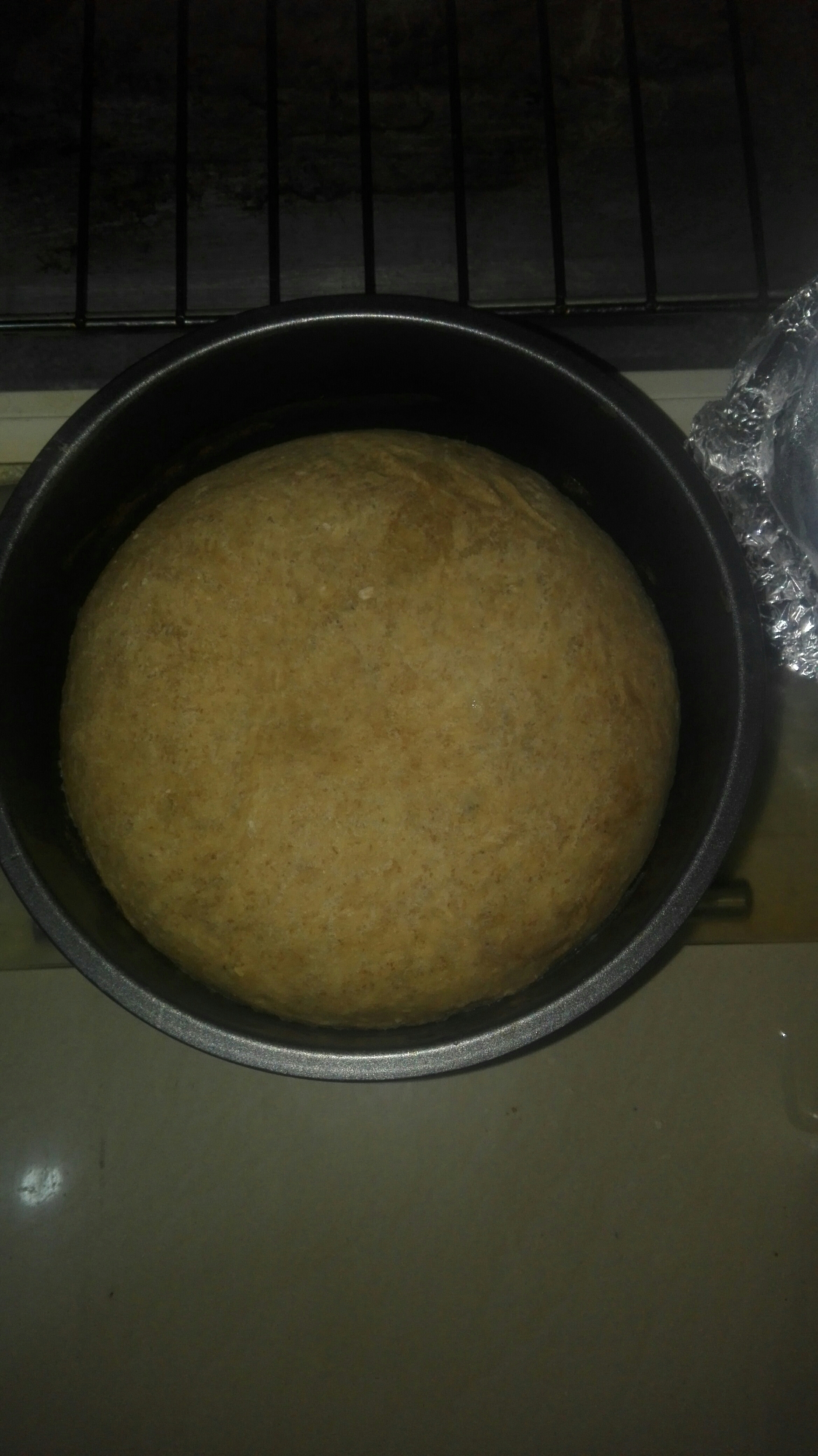 簡單低脂全麥面包蒸烤版的做法 步骤2