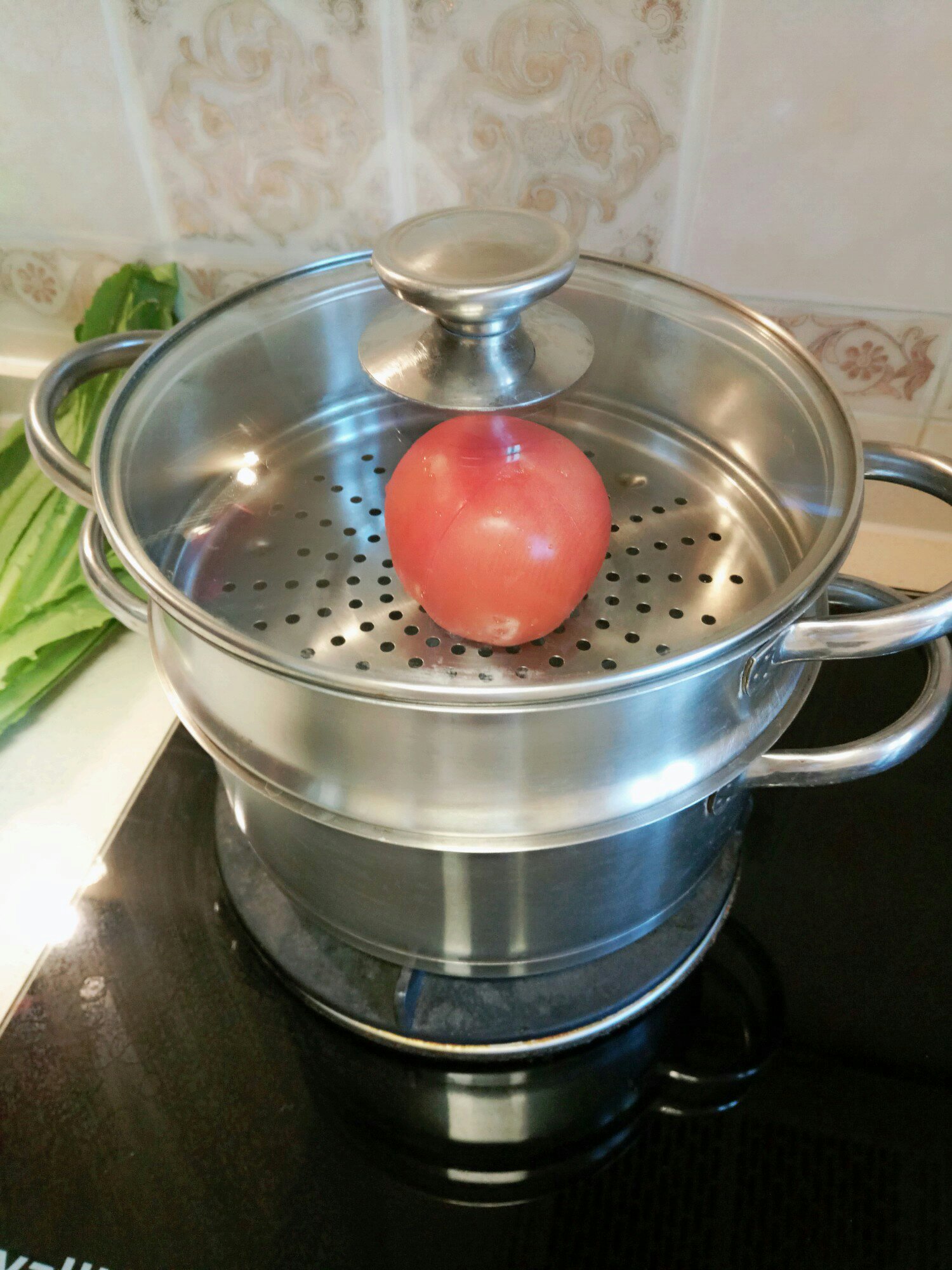 西紅柿雞蛋青菜面（寶寶輔食，適合8個月以上寶寶）的做法 步骤8