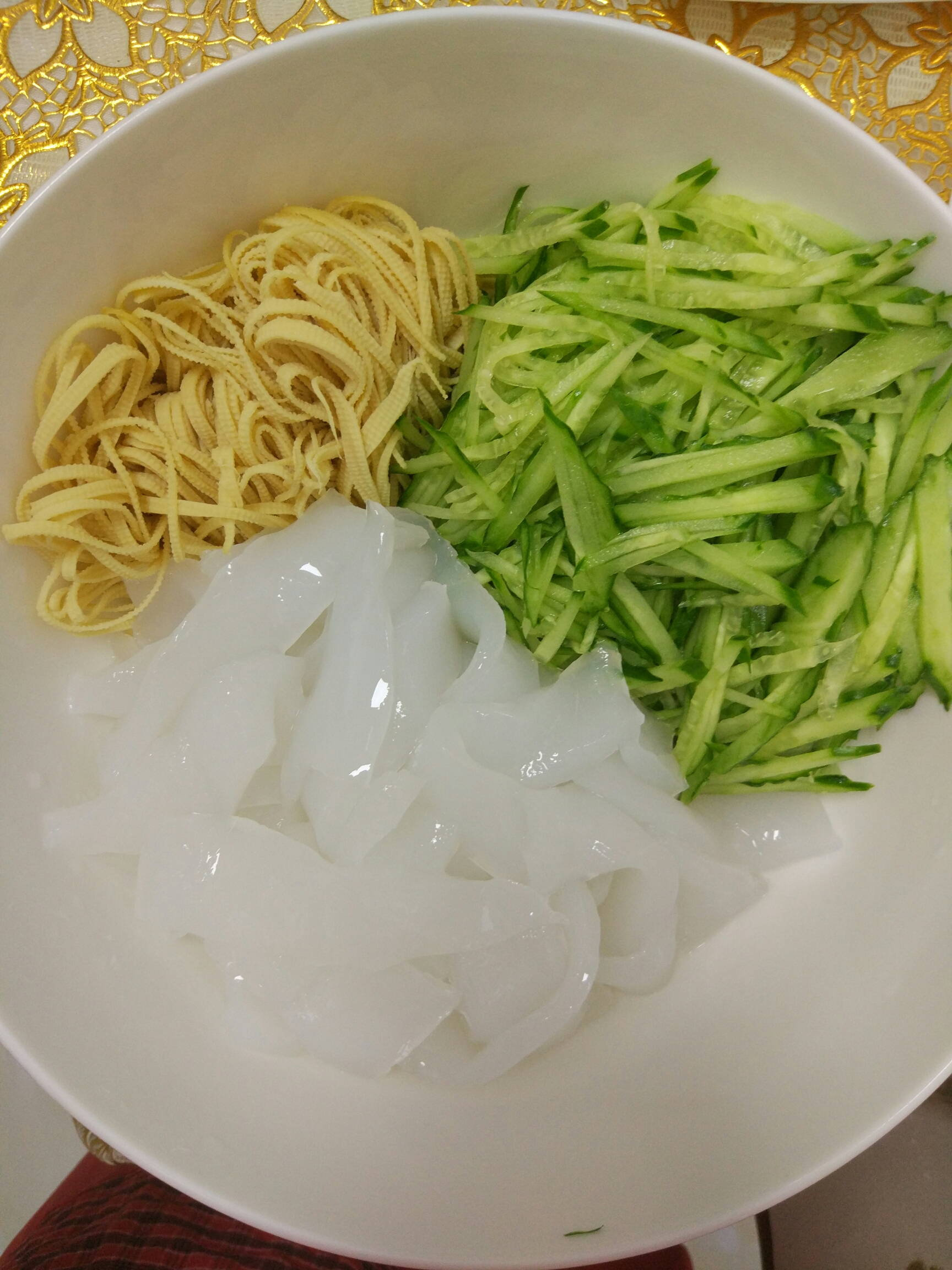 黃瓜干豆腐冷盤的做法 步骤4