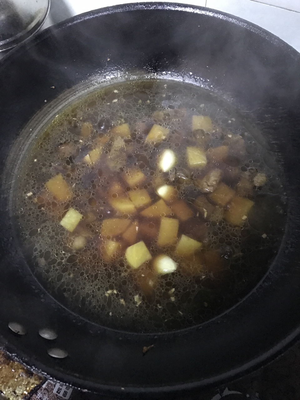 紅燒土豆牛腩飯的做法 步骤6
