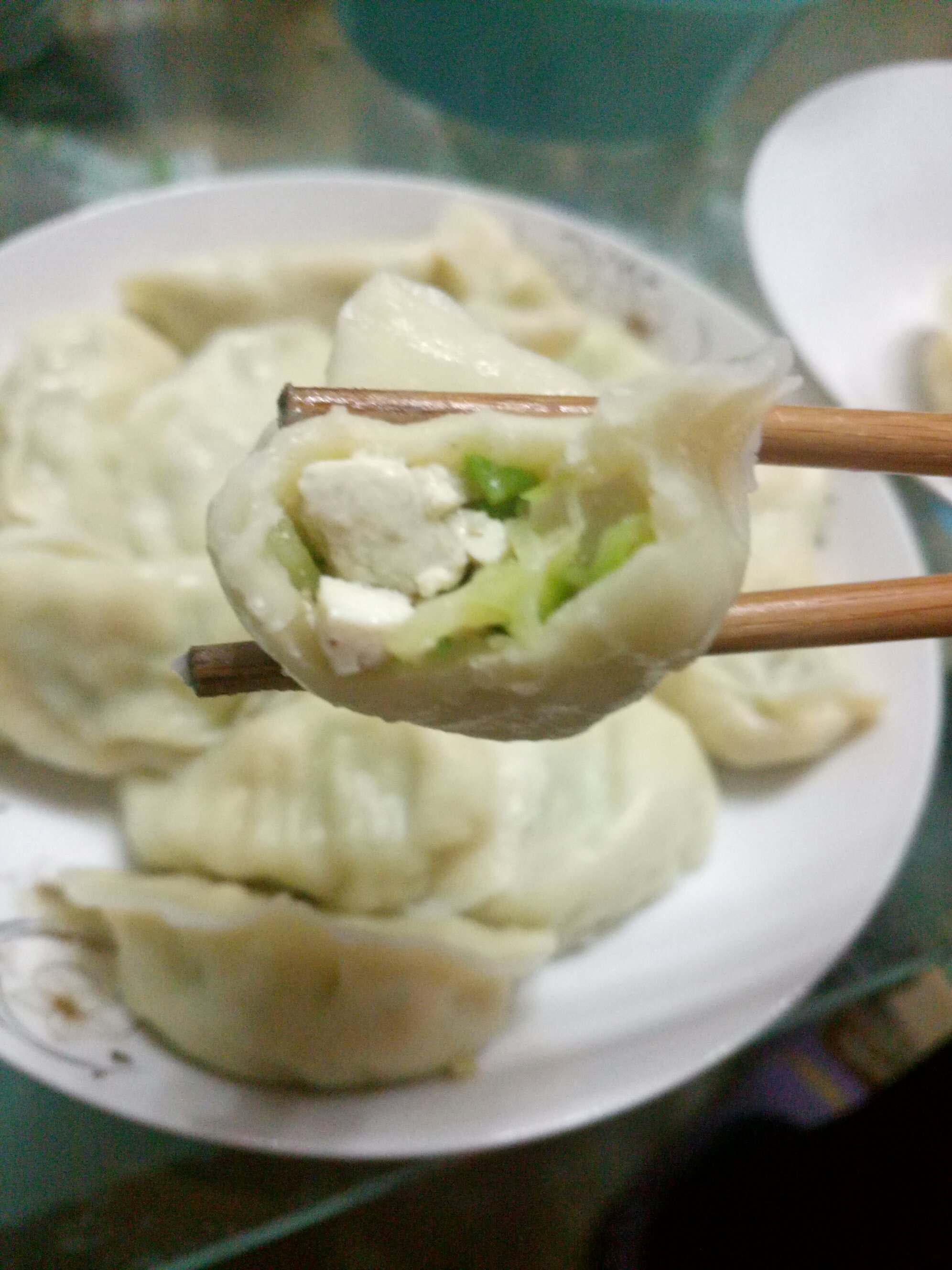 西葫蘆豆腐水餃的做法 步骤5