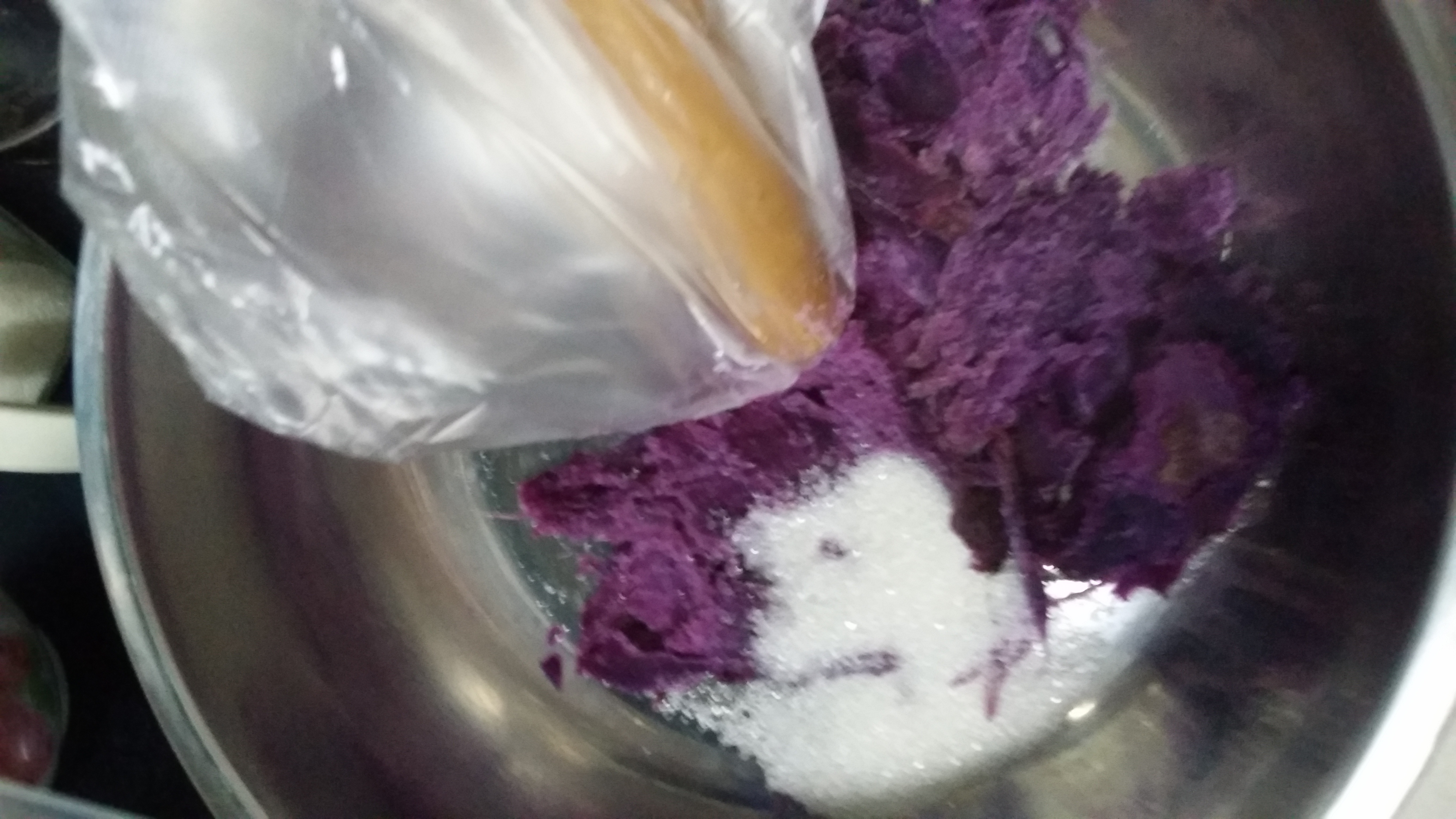 紫薯糯米餈的做法 步骤2