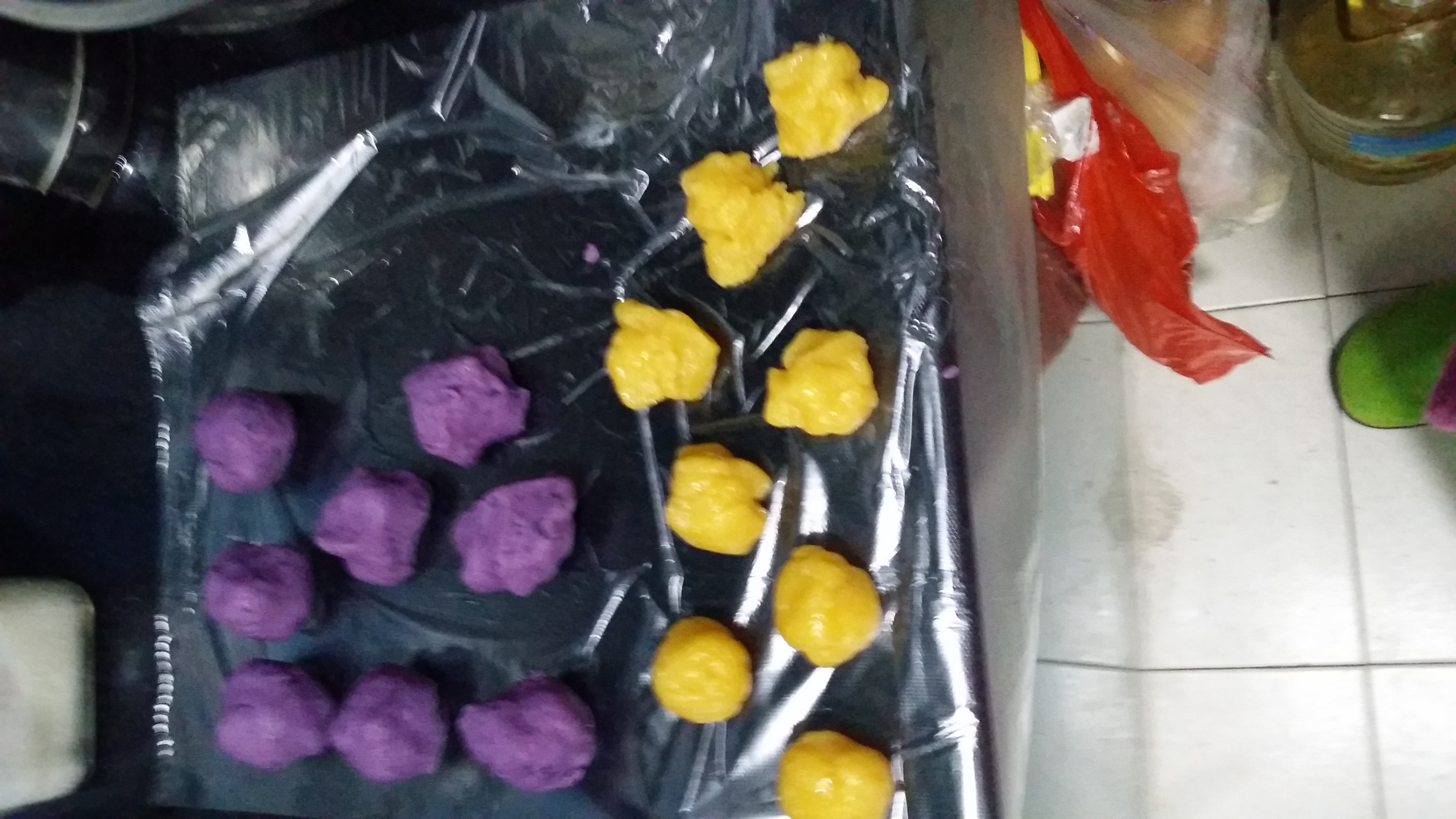紫薯糯米餈的做法 步骤3