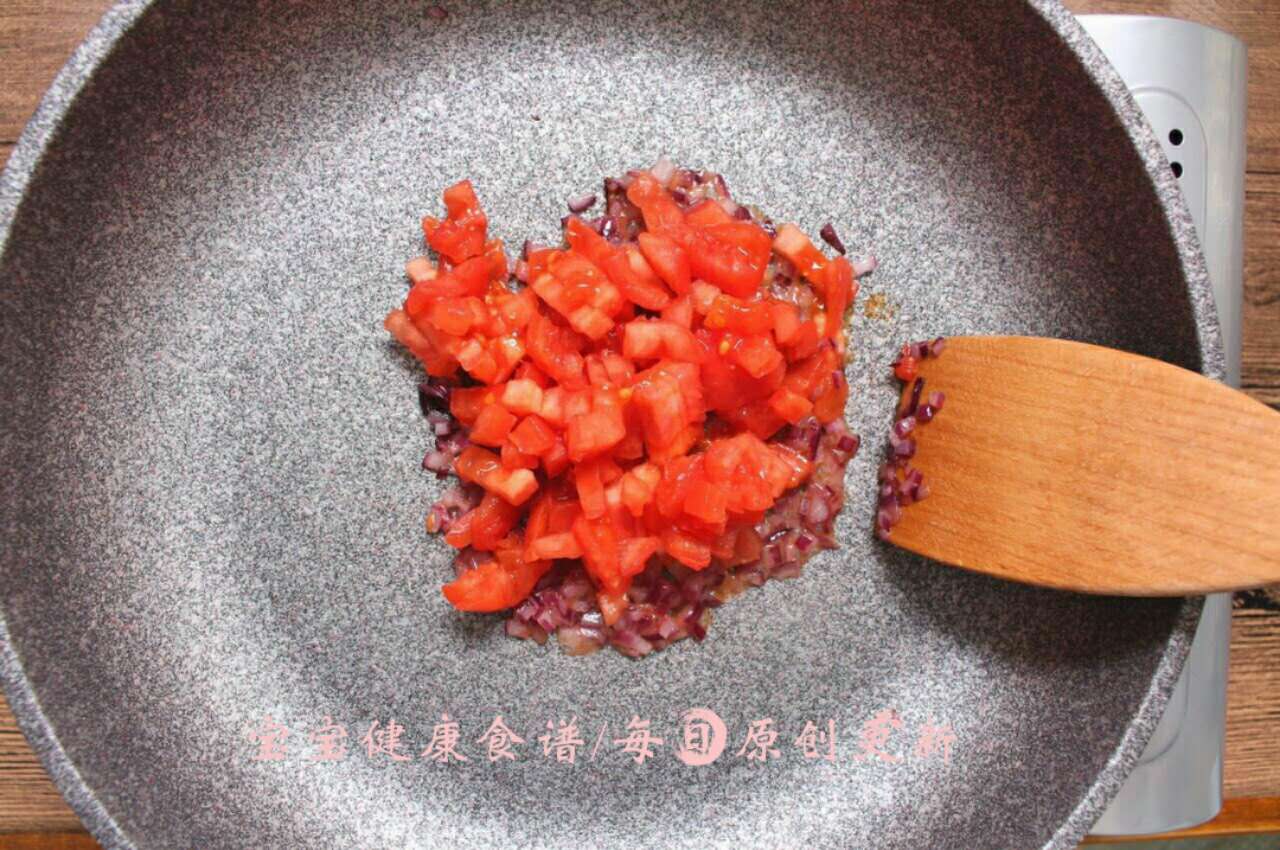 番茄燜豬肝 寶寶健康食譜的做法 步骤8