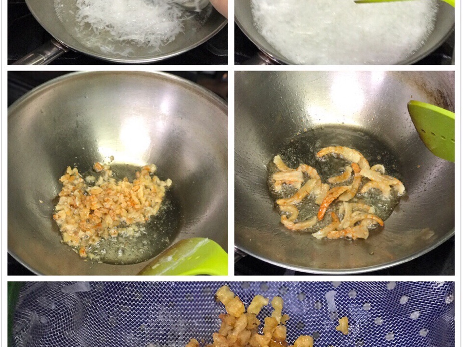 足料瑤柱蝦干臘味蘿卜糕的做法 步骤4