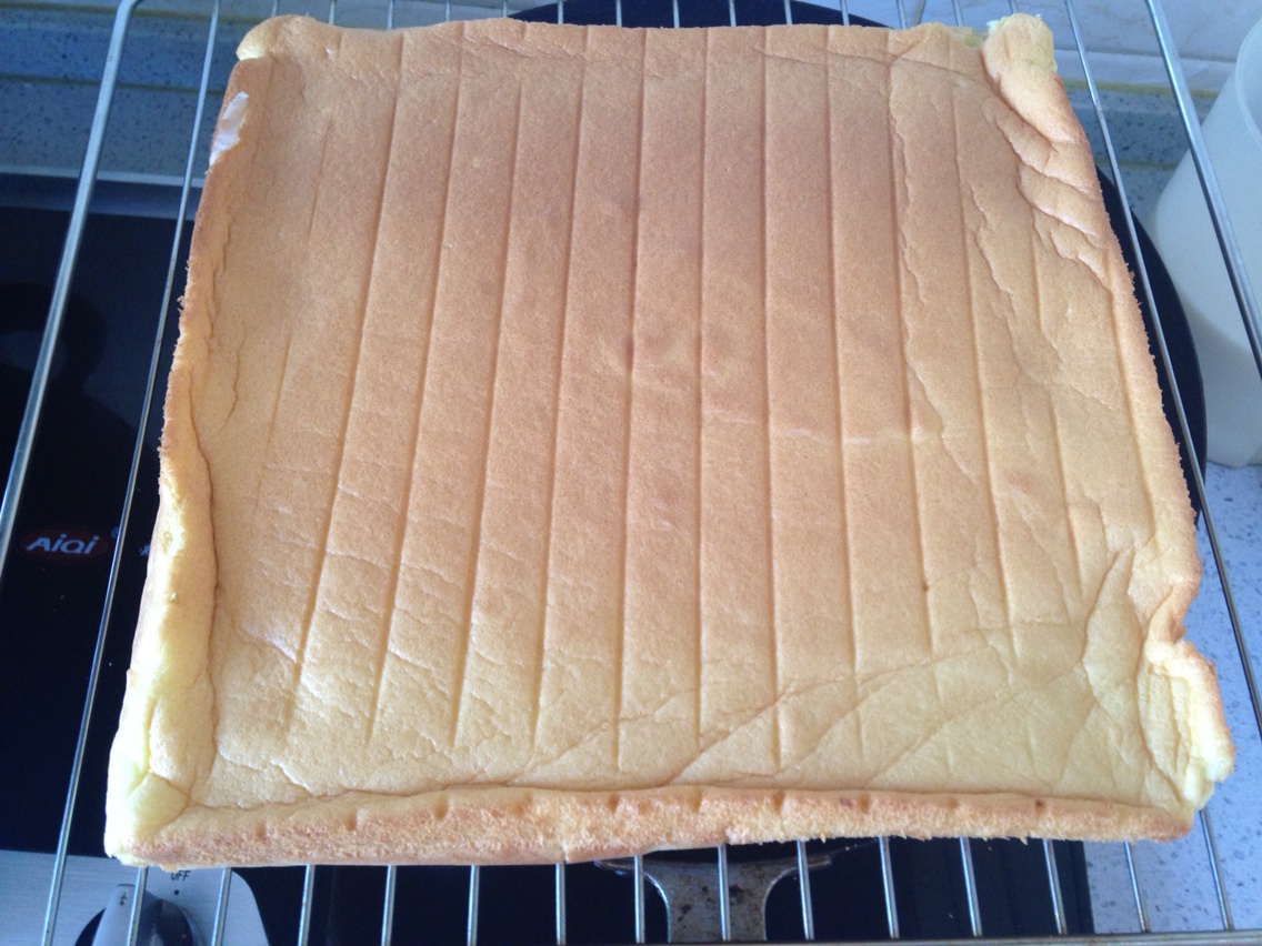 豆乳盒子蛋糕（無乳酪和奶油）的做法 步骤13
