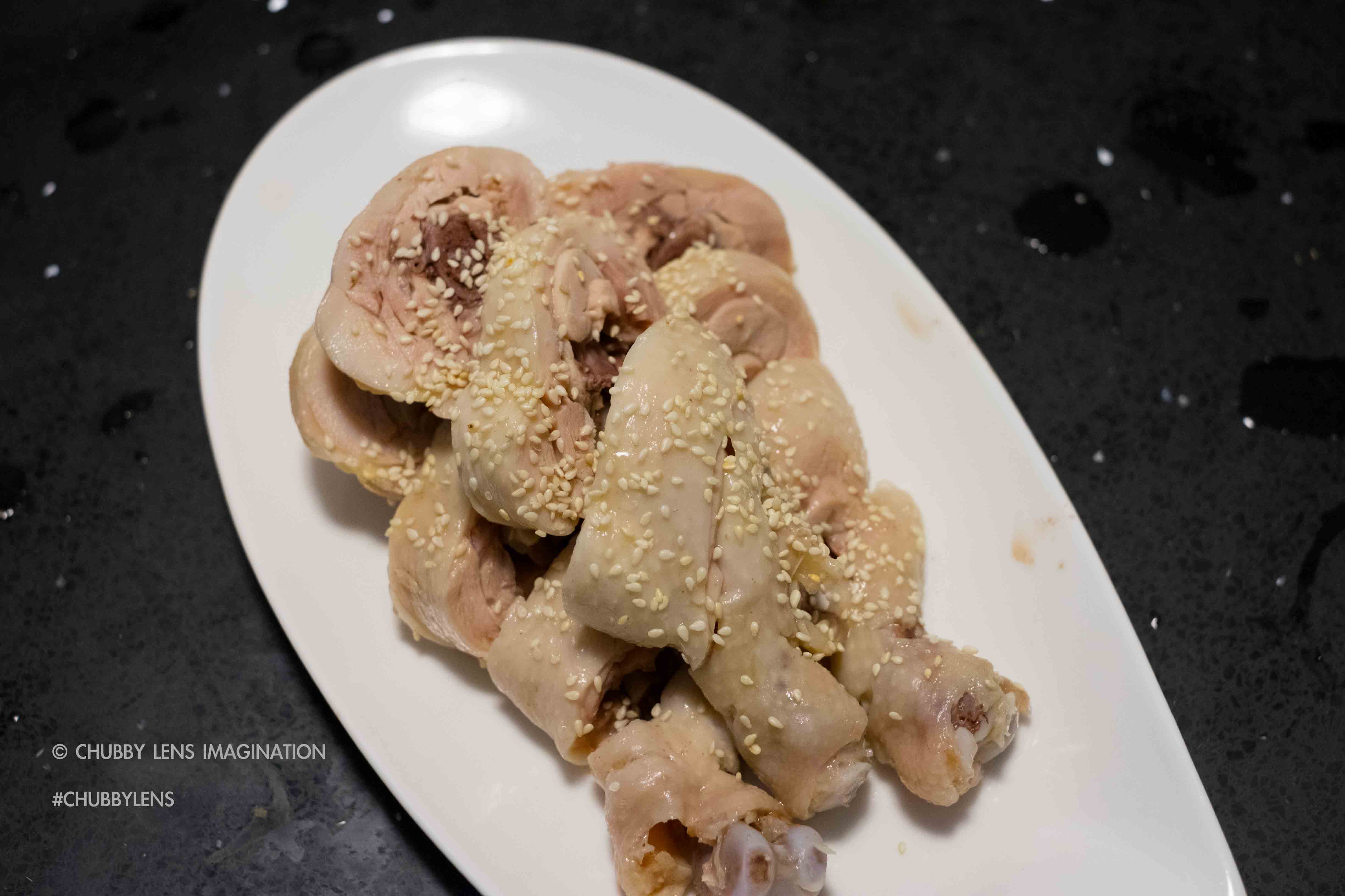 廚房小白的雞年菜︰響油香蔥雞腿的做法 步骤5