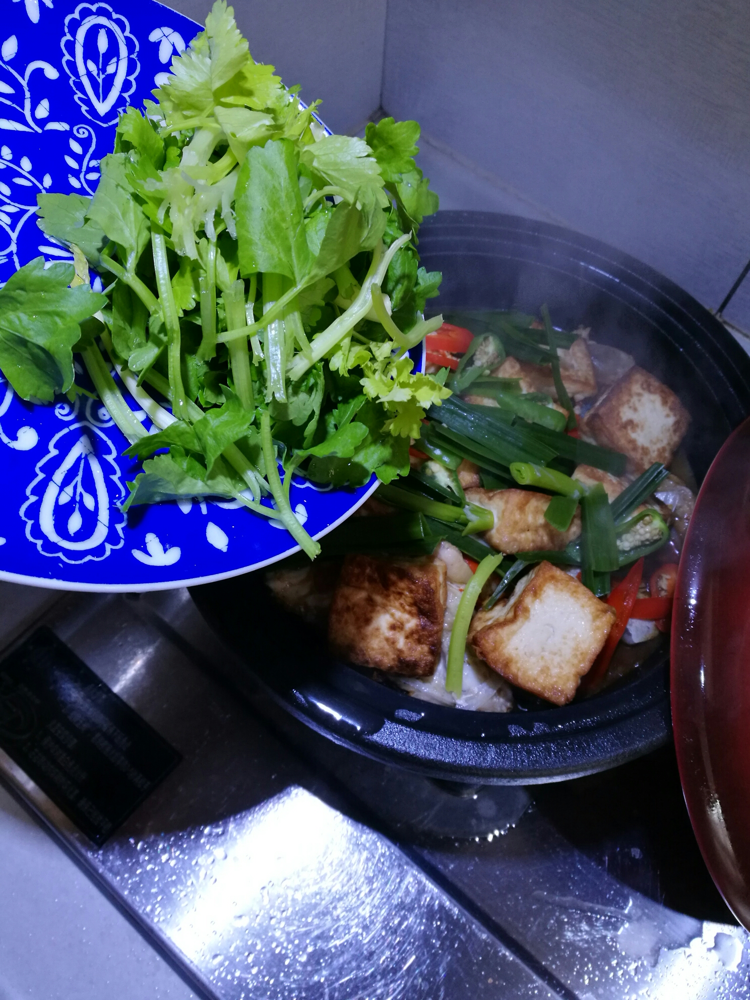 魚頭豆腐煲(塔吉鍋)的做法 步骤13