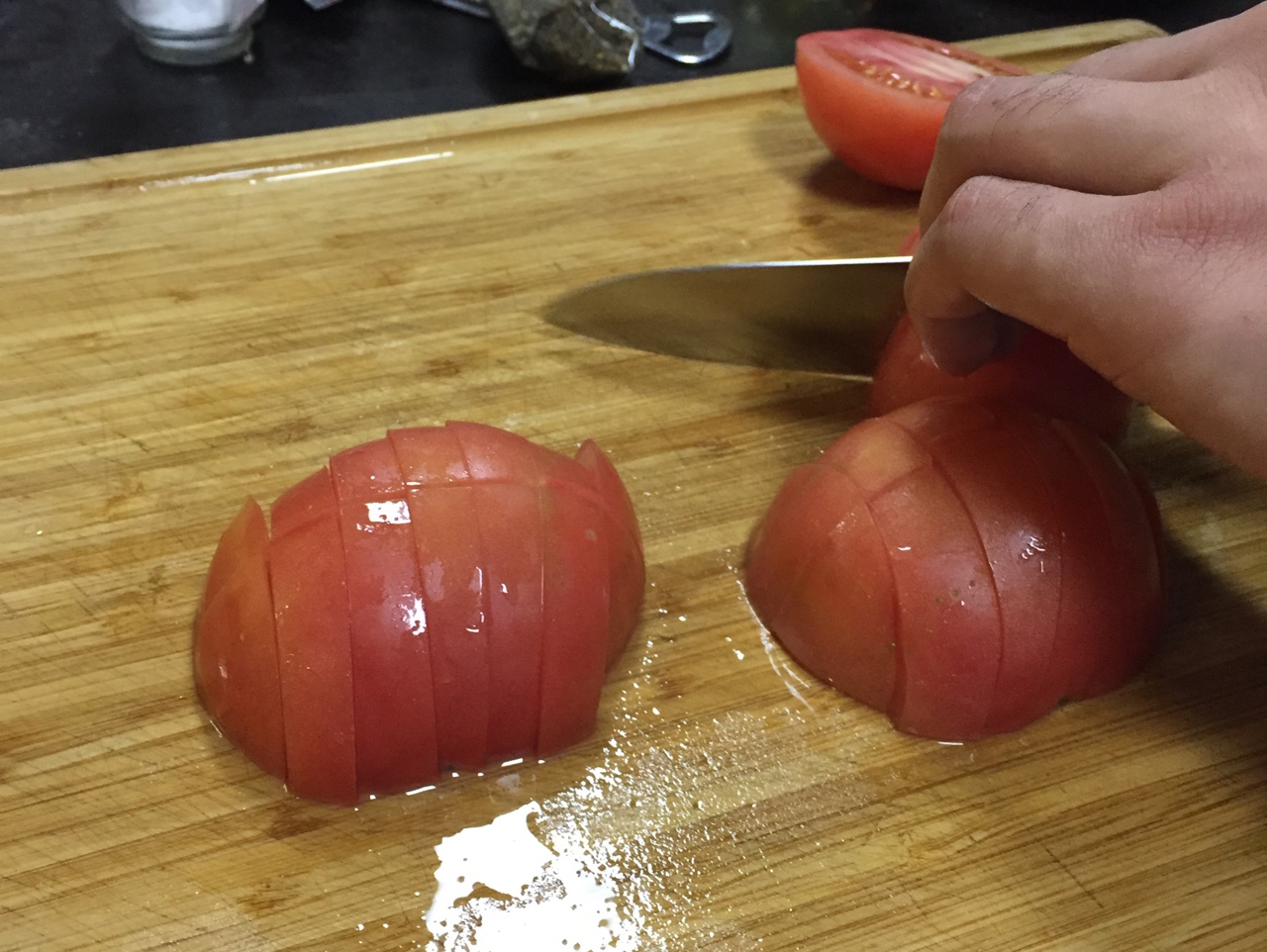 番茄芝士焗龍蝦（不用烤箱）的做法 步骤3