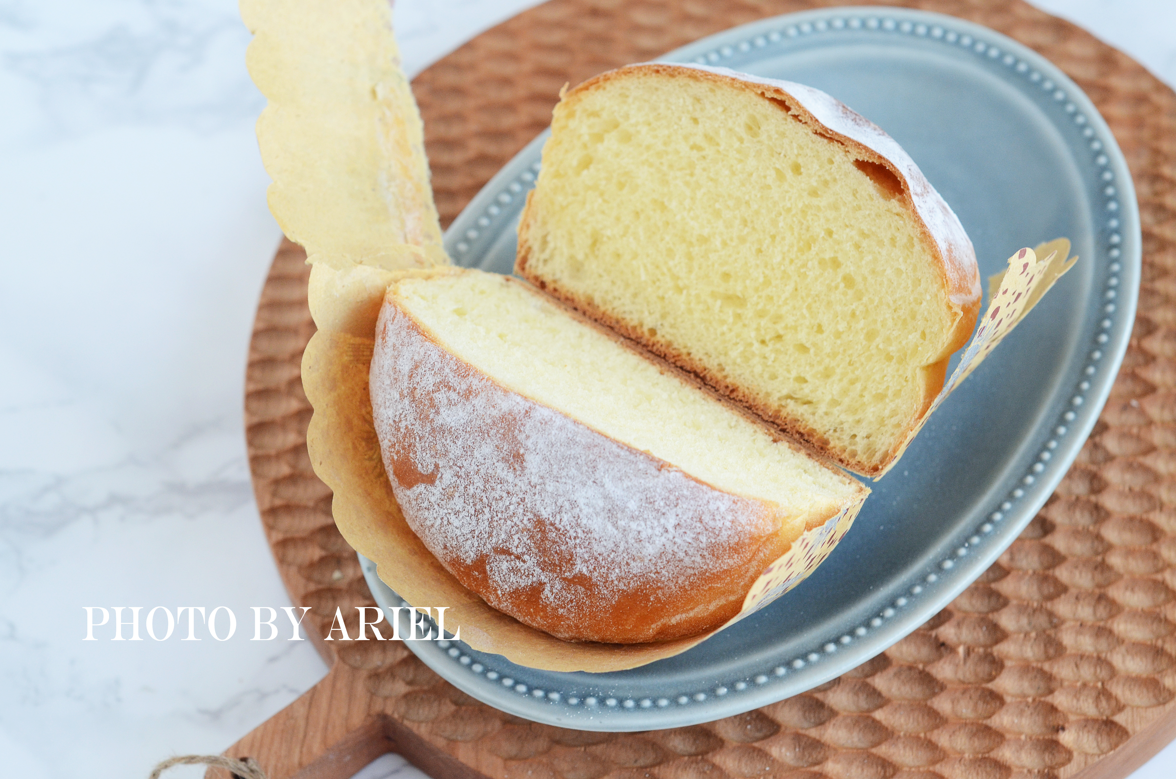 像蛋糕一樣的面包——妃娟北海道巨蛋面包（100%中種法）的做法 步骤13