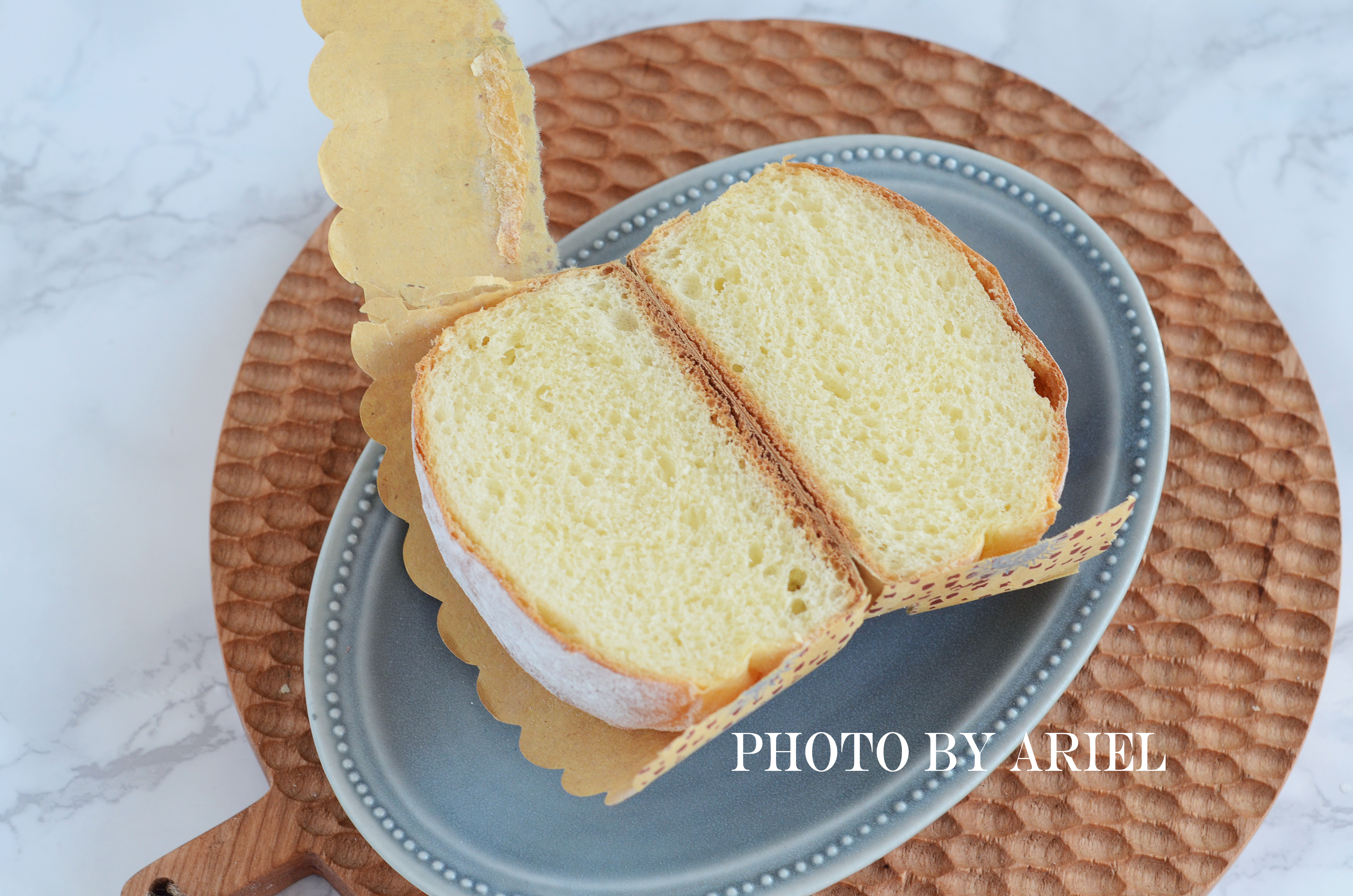 像蛋糕一樣的面包——妃娟北海道巨蛋面包（100%中種法）的做法 步骤14
