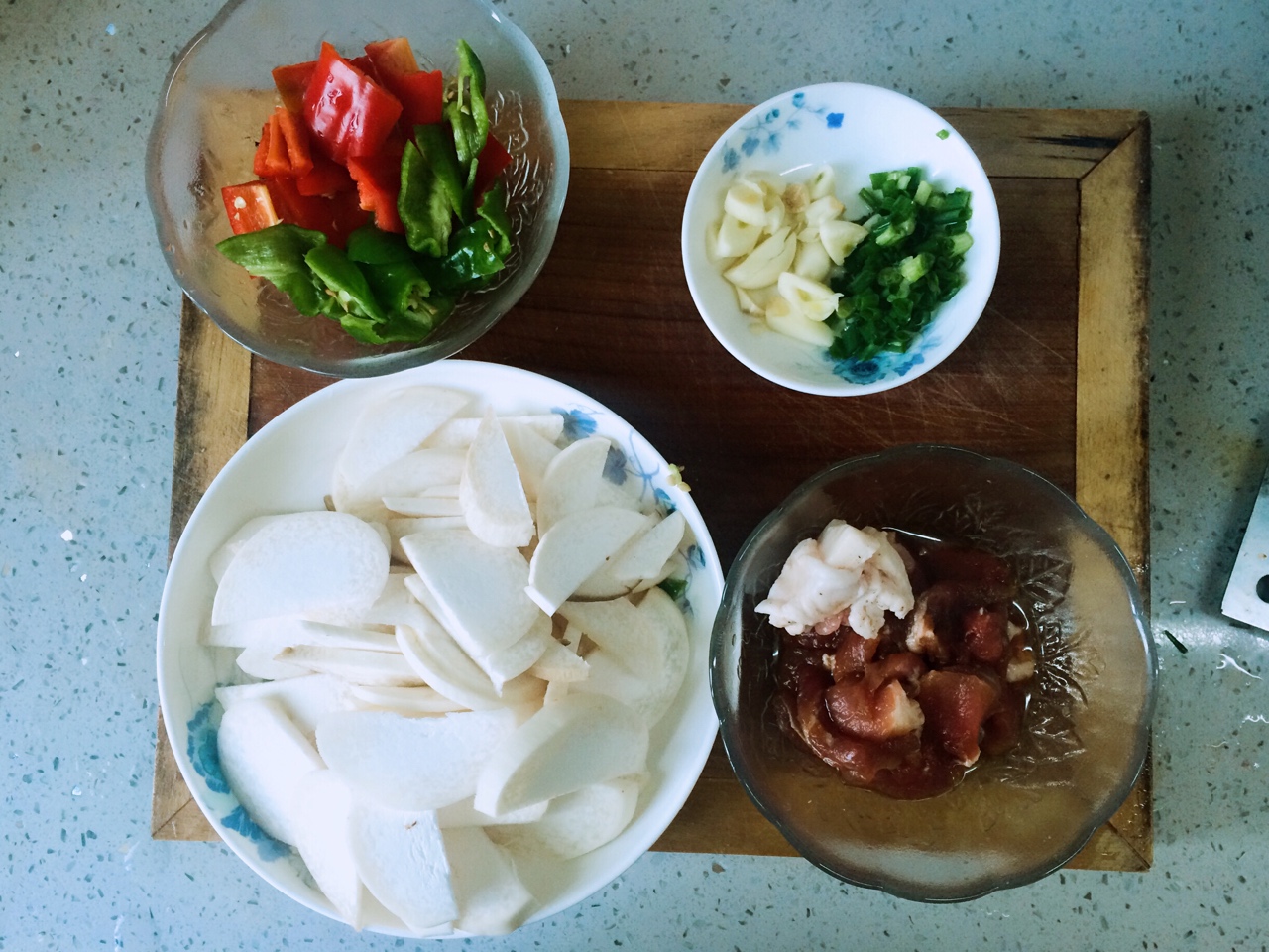 杏鮑菇肉片的做法 步骤2