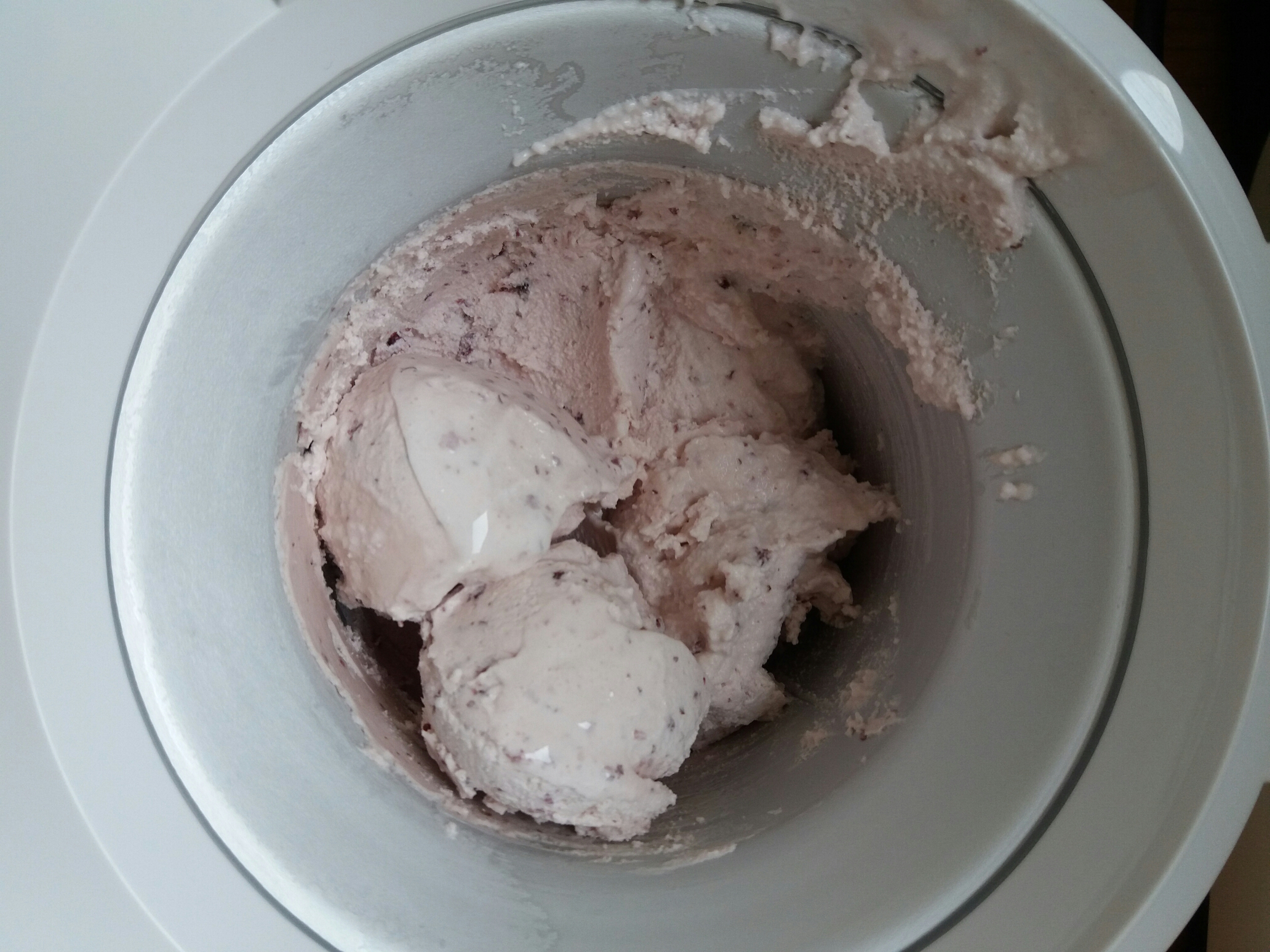 冰激凌機版酸奶蔓越莓冰激凌的做法 步骤3