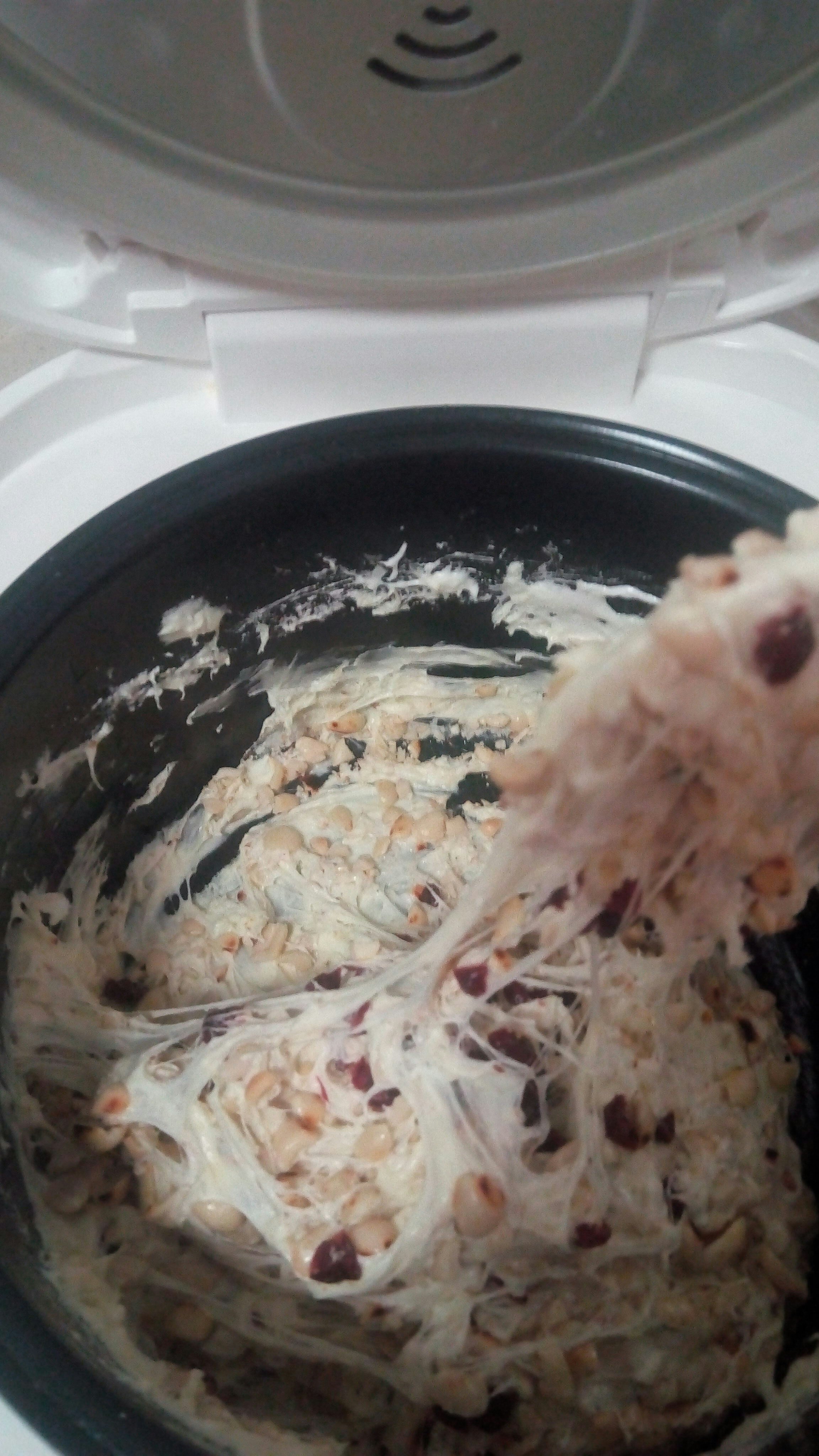 電飯鍋版蔓越莓牛軋糖的做法 步骤5