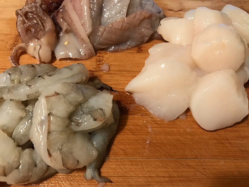 一人食&二人食∣海鮮燴飯的做法 步骤1