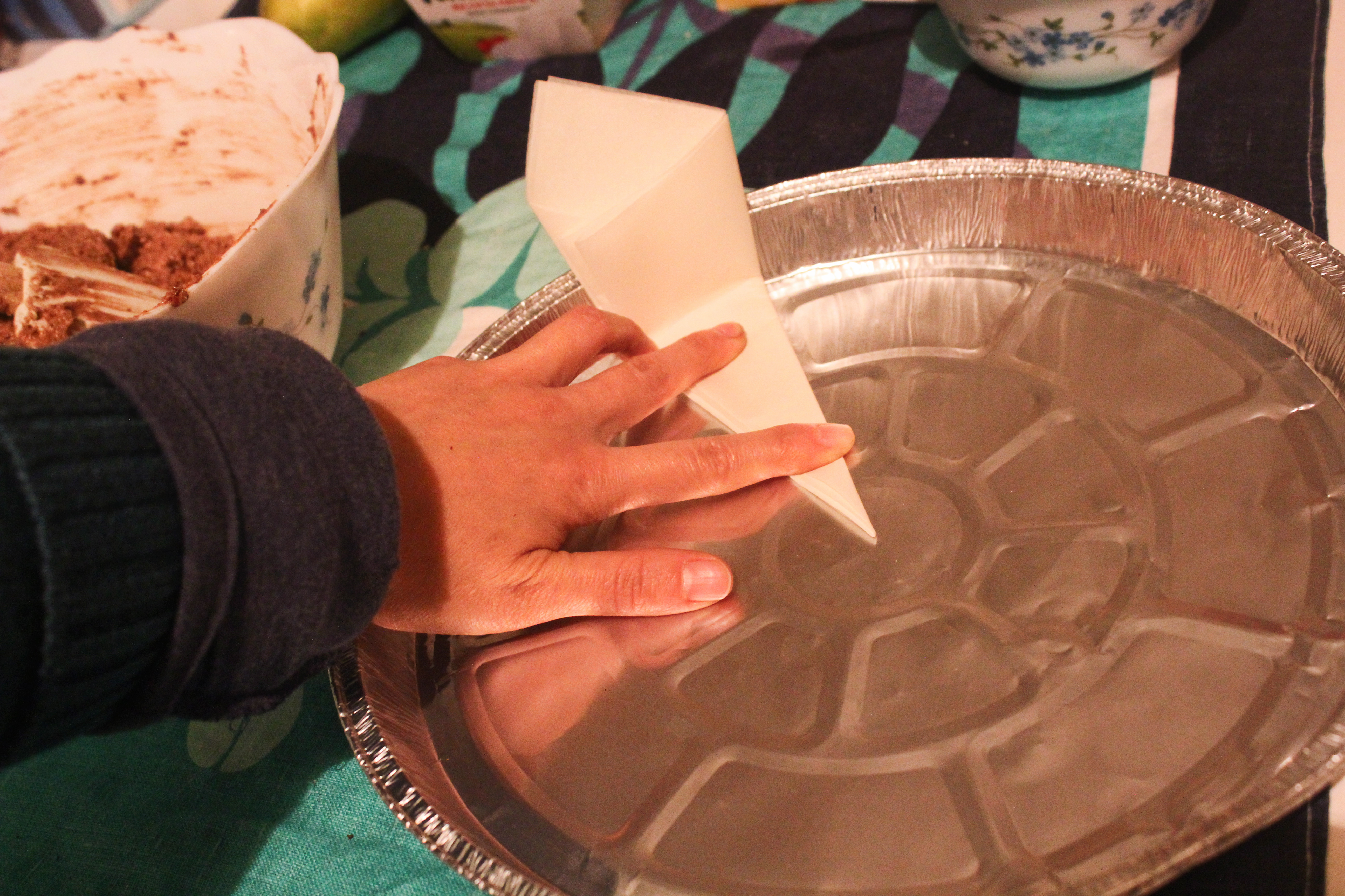 乳酪香梨夾心之榛子巧克力蛋糕--Torta ricotta e pere的做法 步骤13