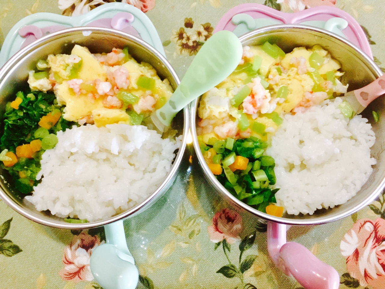 寶寶輔食之姐姐妹妹鮮蝦滑蛋豆腐的做法 步骤9