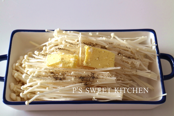 黃油焗金針菇的做法 步骤4