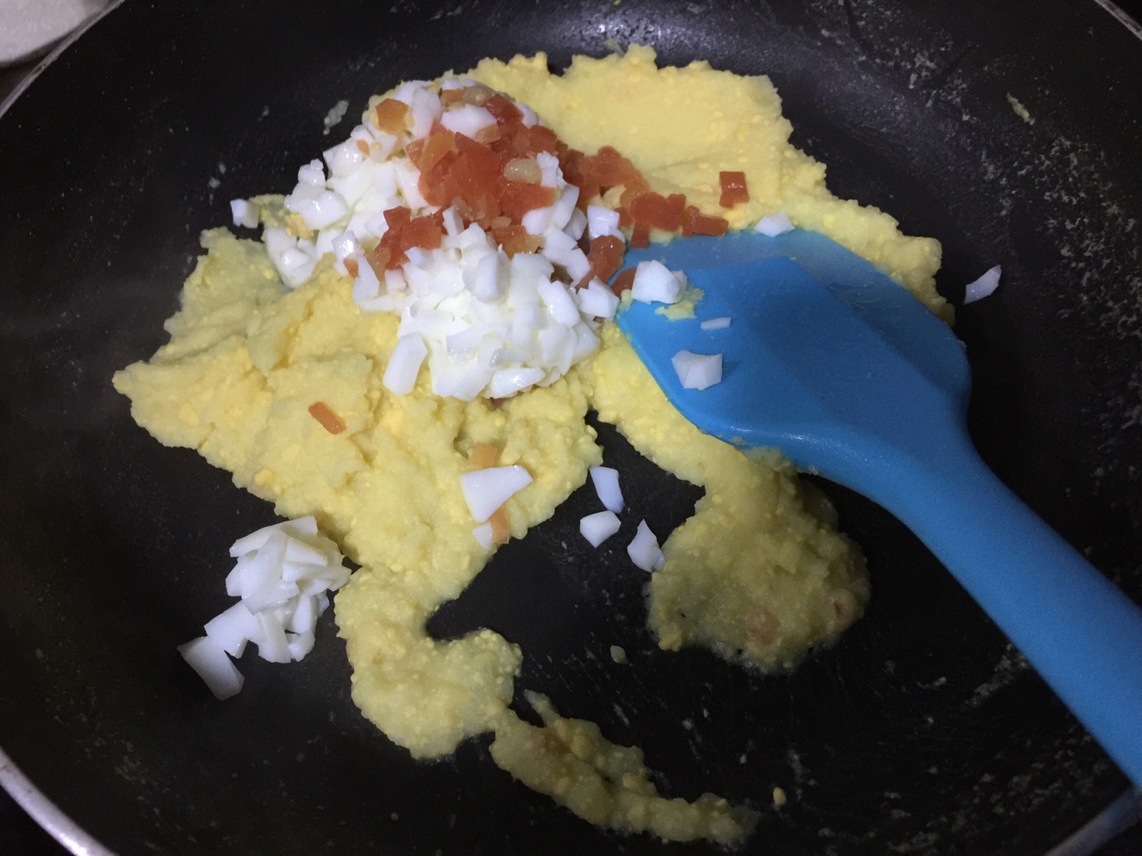 寶寶輔食之姐姐妹妹土豆泥沙拉的做法 步骤7