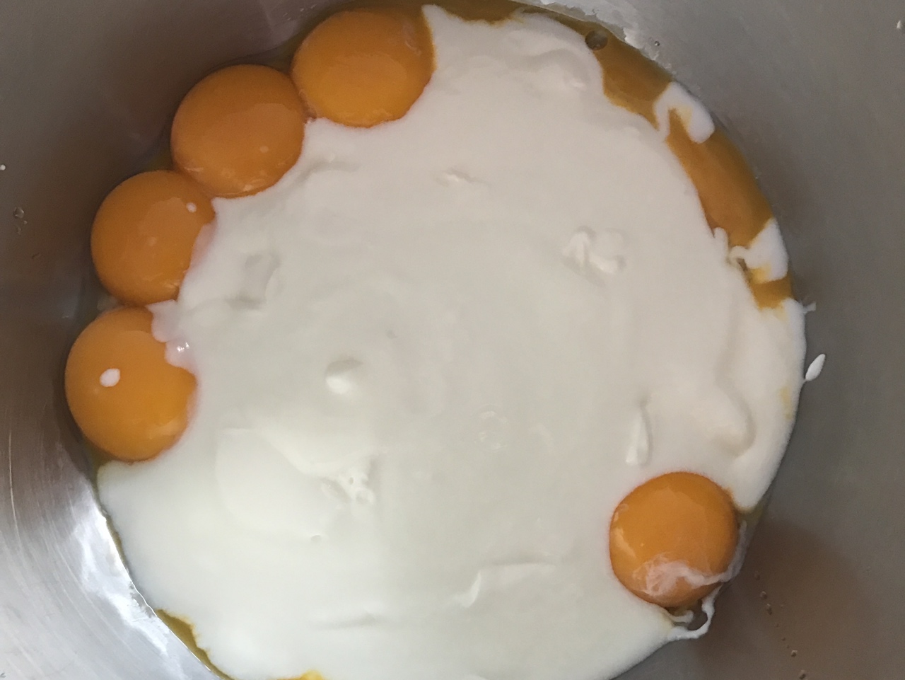 無油酸奶模擬芝士蛋糕的做法 步骤2