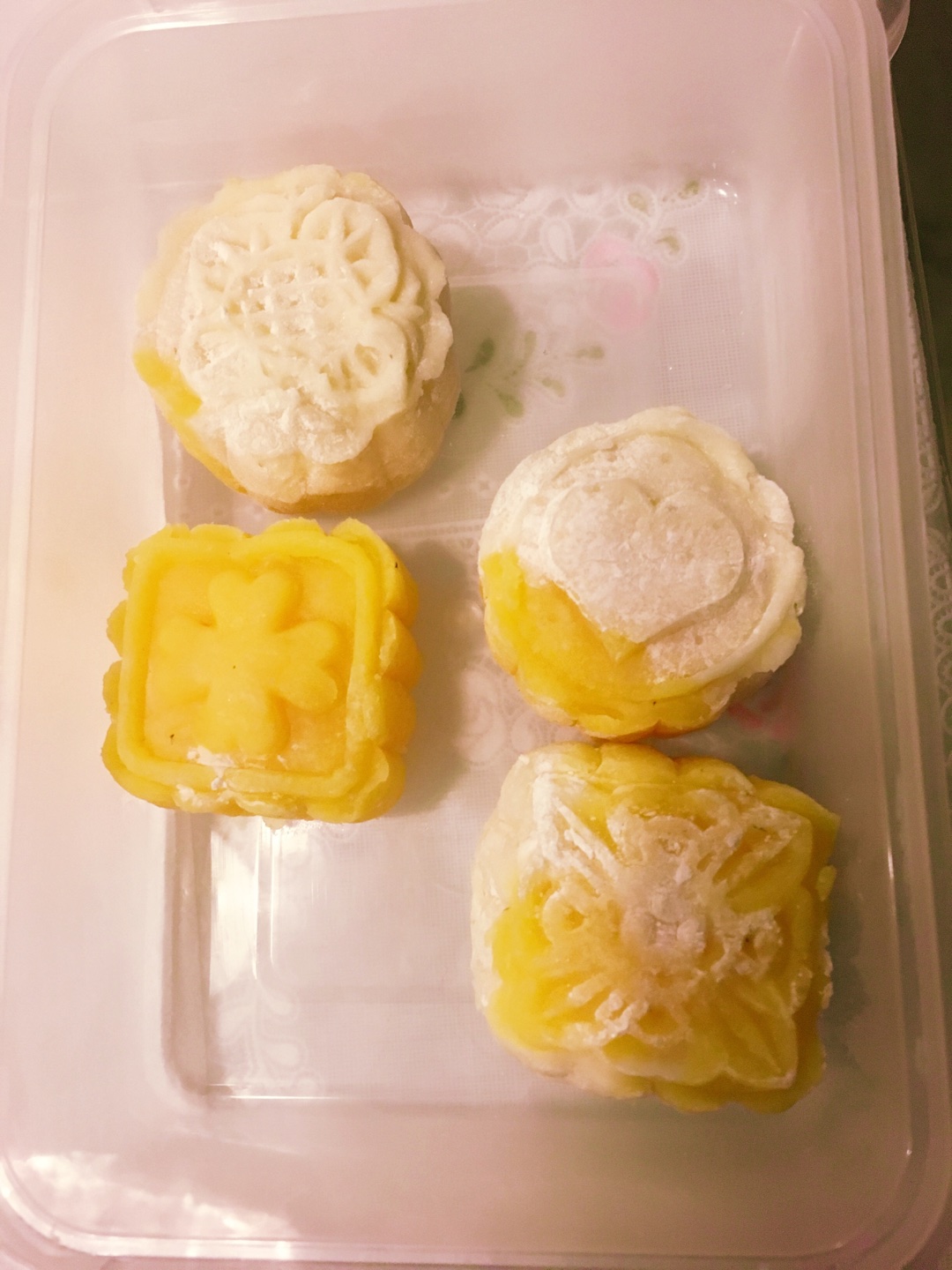 冰皮奶黃餡月餅的做法 步骤5